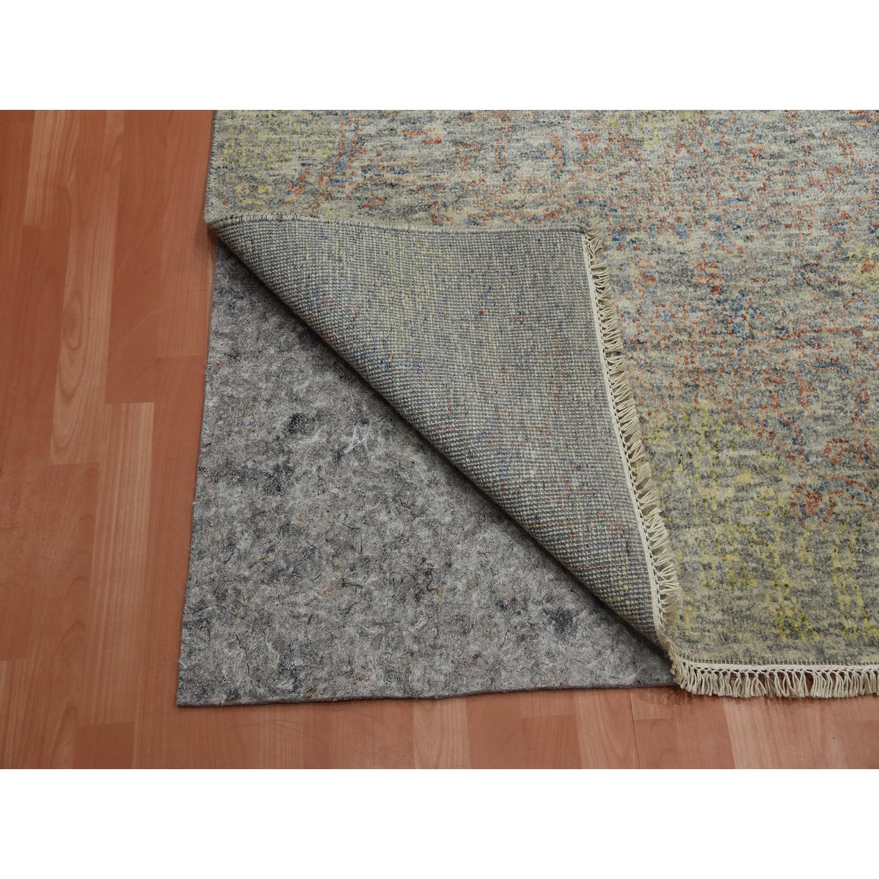 Bunte moderne Salz und Pfeffer Design weiche Wolle handgeknüpft Teppich 8'10