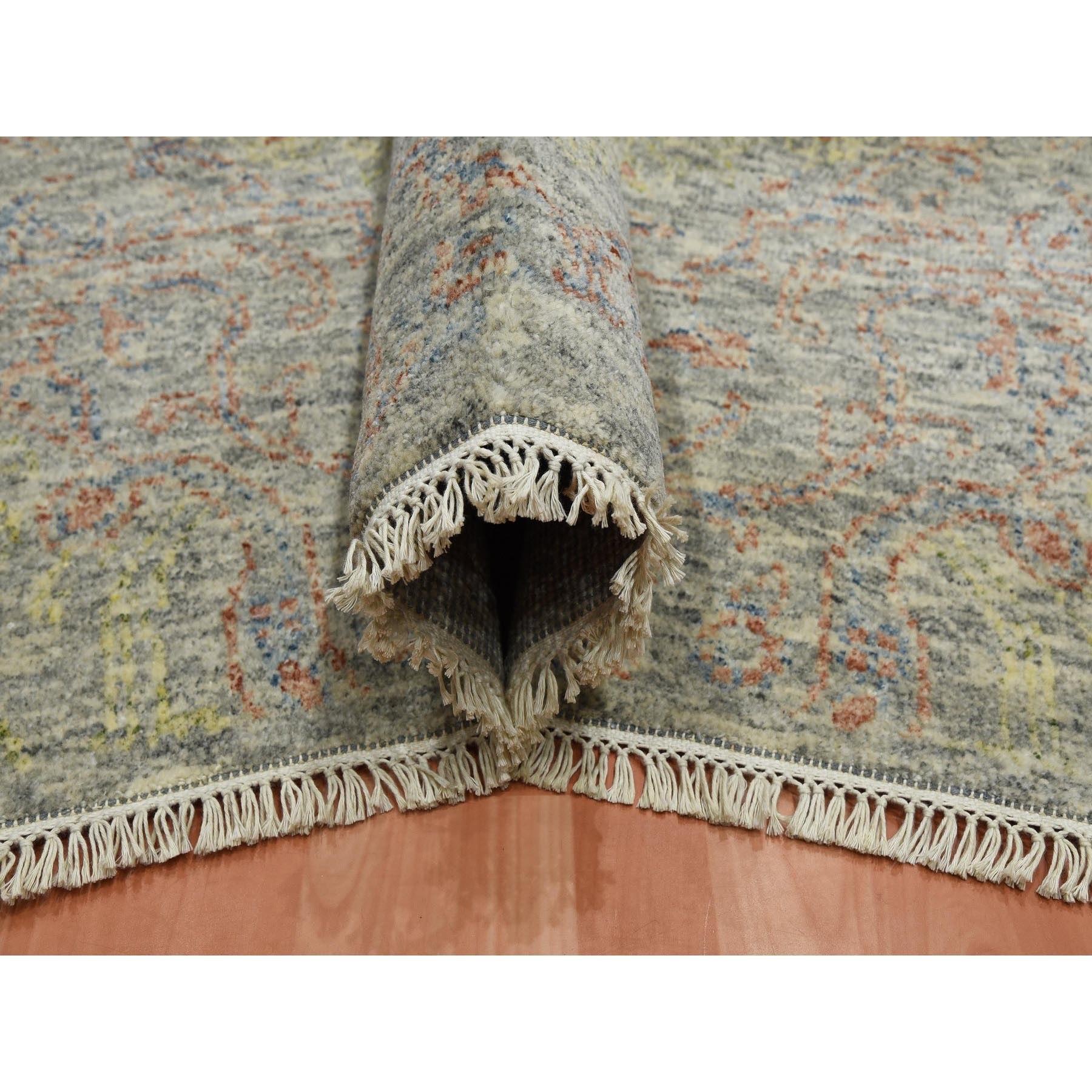Bunte moderne Salz und Pfeffer Design weiche Wolle handgeknüpft Teppich 8'10