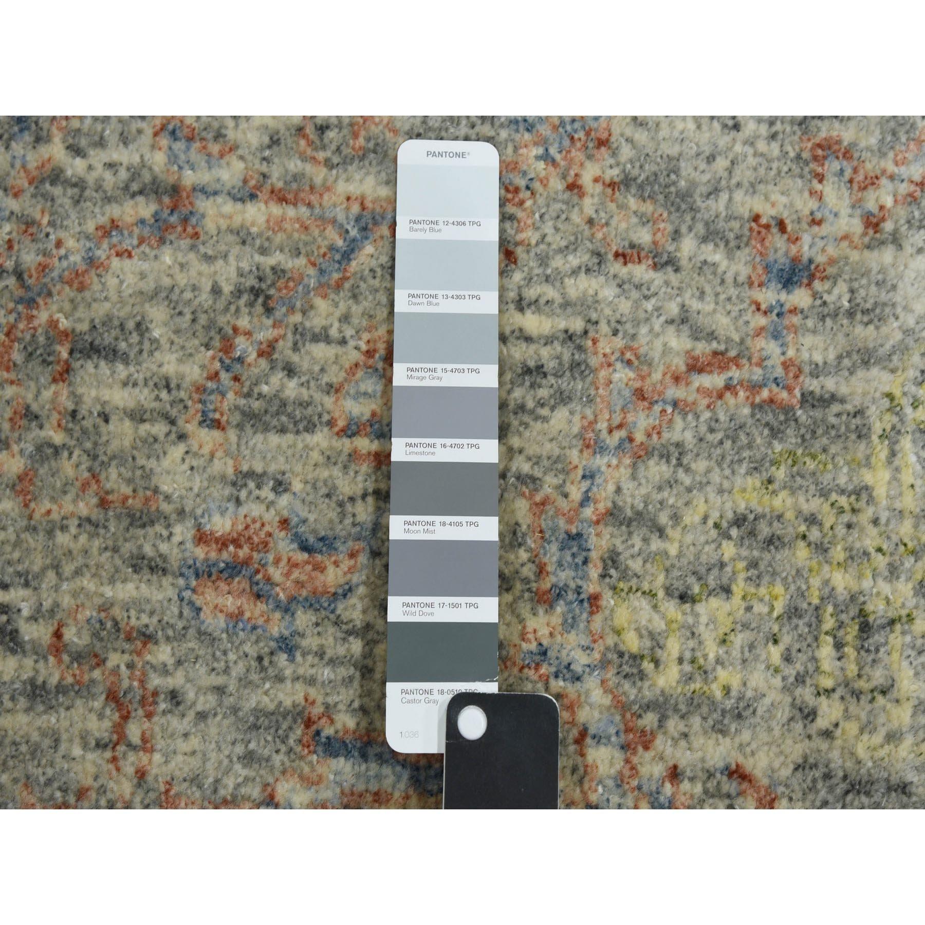 Bunte moderne Salz und Pfeffer Design weiche Wolle handgeknüpft Teppich 8'10