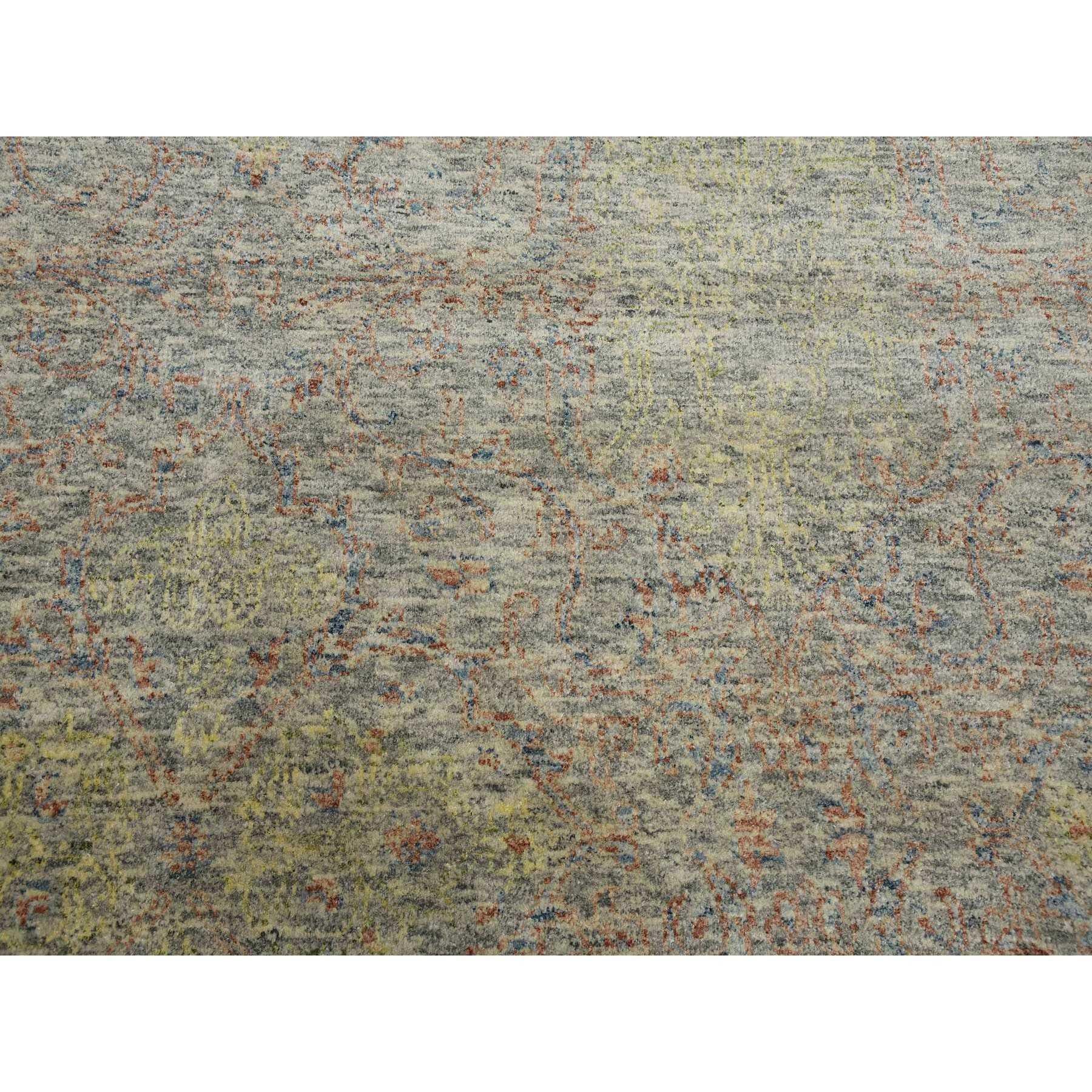 Bunte moderne Salz und Pfeffer Design weiche Wolle handgeknüpft Teppich 8'10