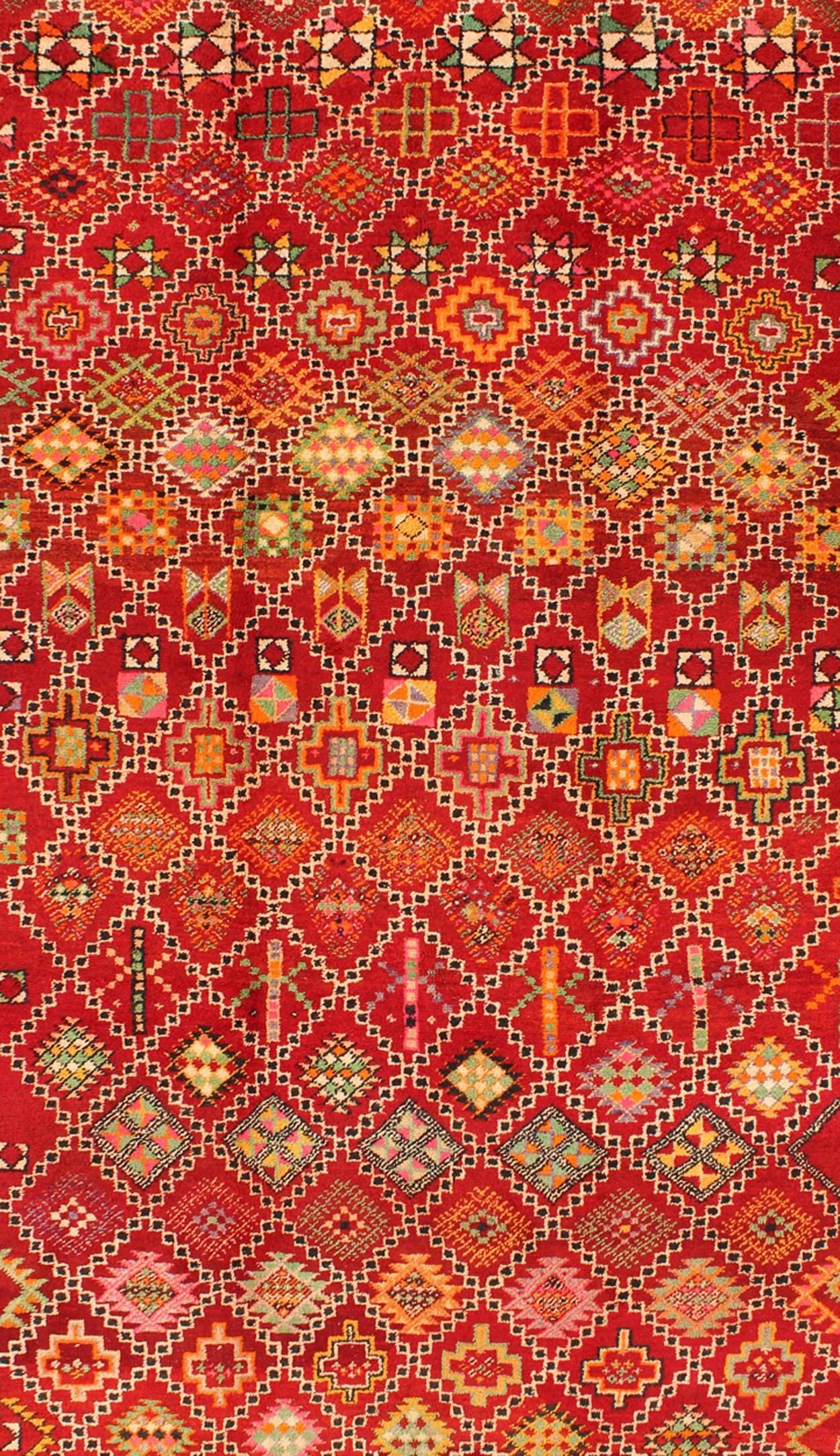 Tribal Colorful Moroccan Rug