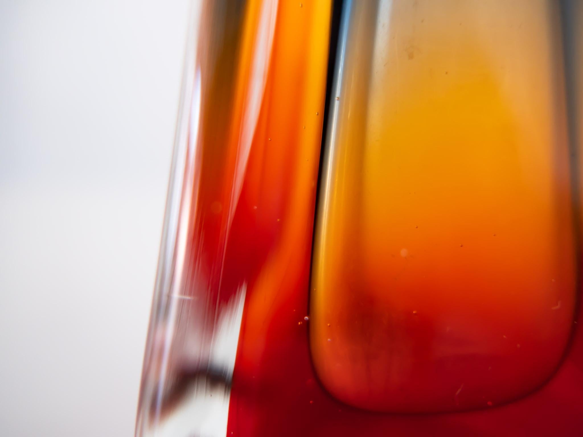 Colorful Murano Glass Sommerso Vase for Maestri Muranesi, Italy 1960s For Sale 6