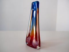 Buntes Murano Glass Sommerso Vase für Maestri Muranesi, Italien 1960er Jahre