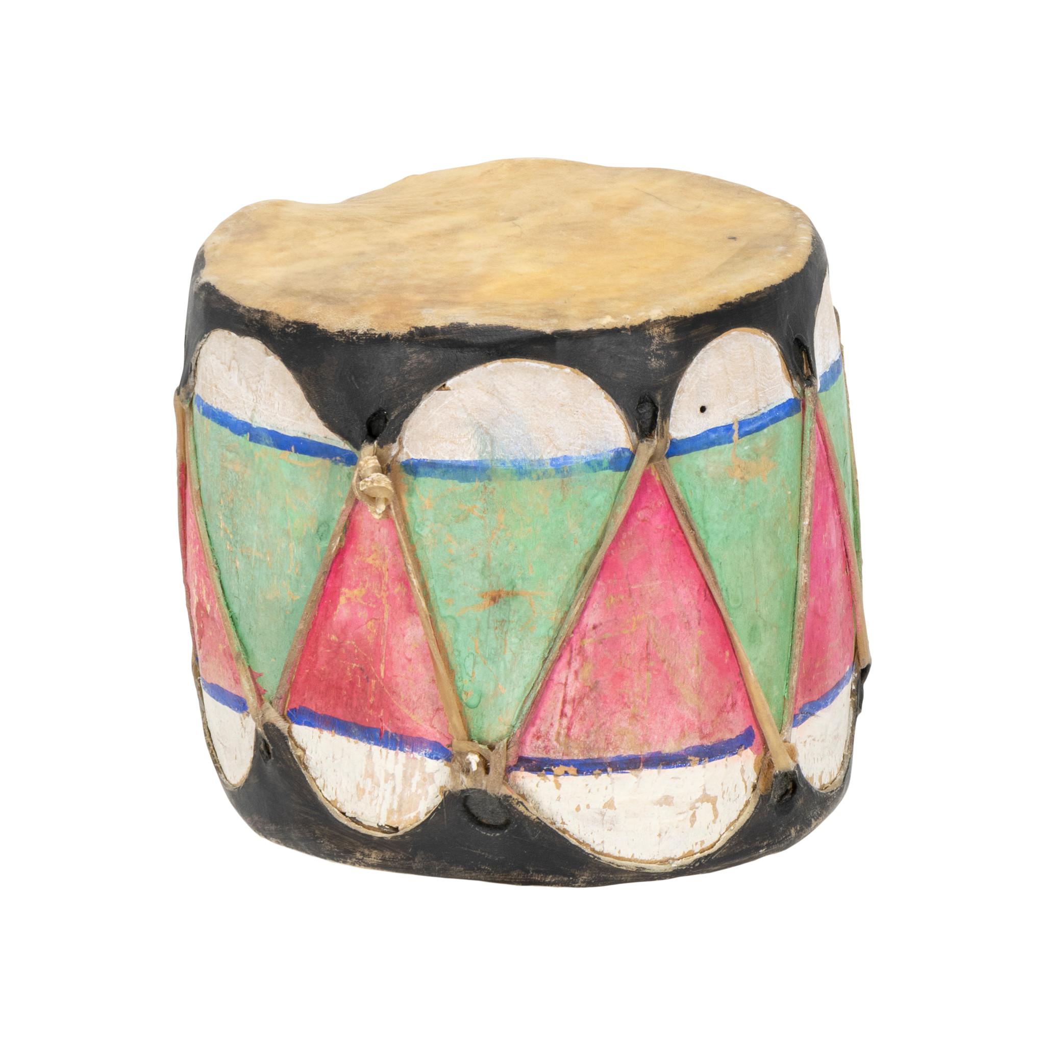 Tamburi colorati dei nativi americani Pueblo in vendita 6