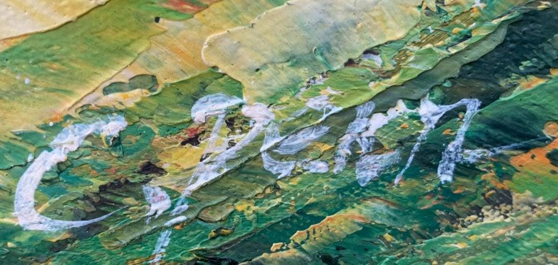 Buntes Ölgemälde, signiert C. PENN 7