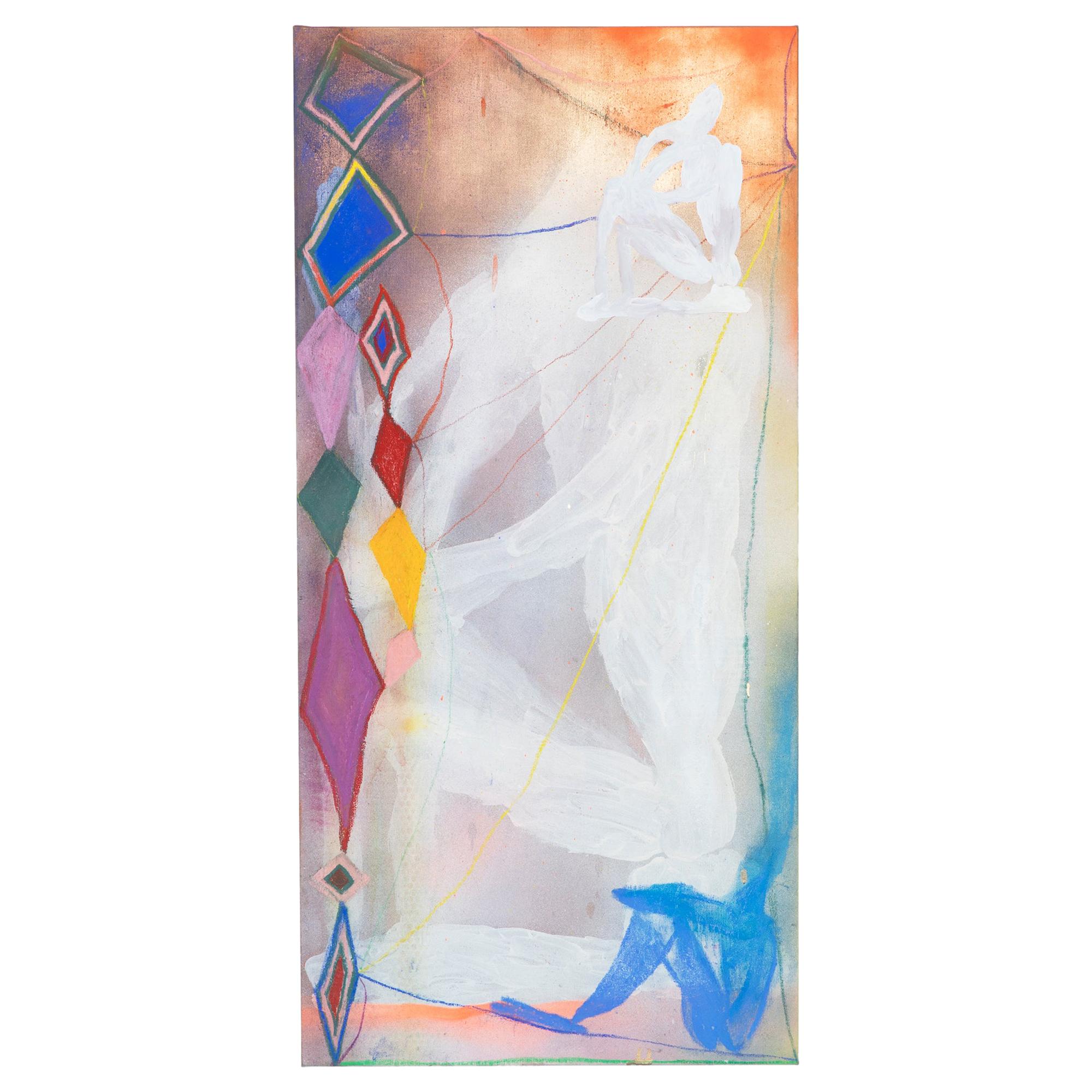 Colorful Abstract Painting by Carla Tak For Sale at 1stDibs