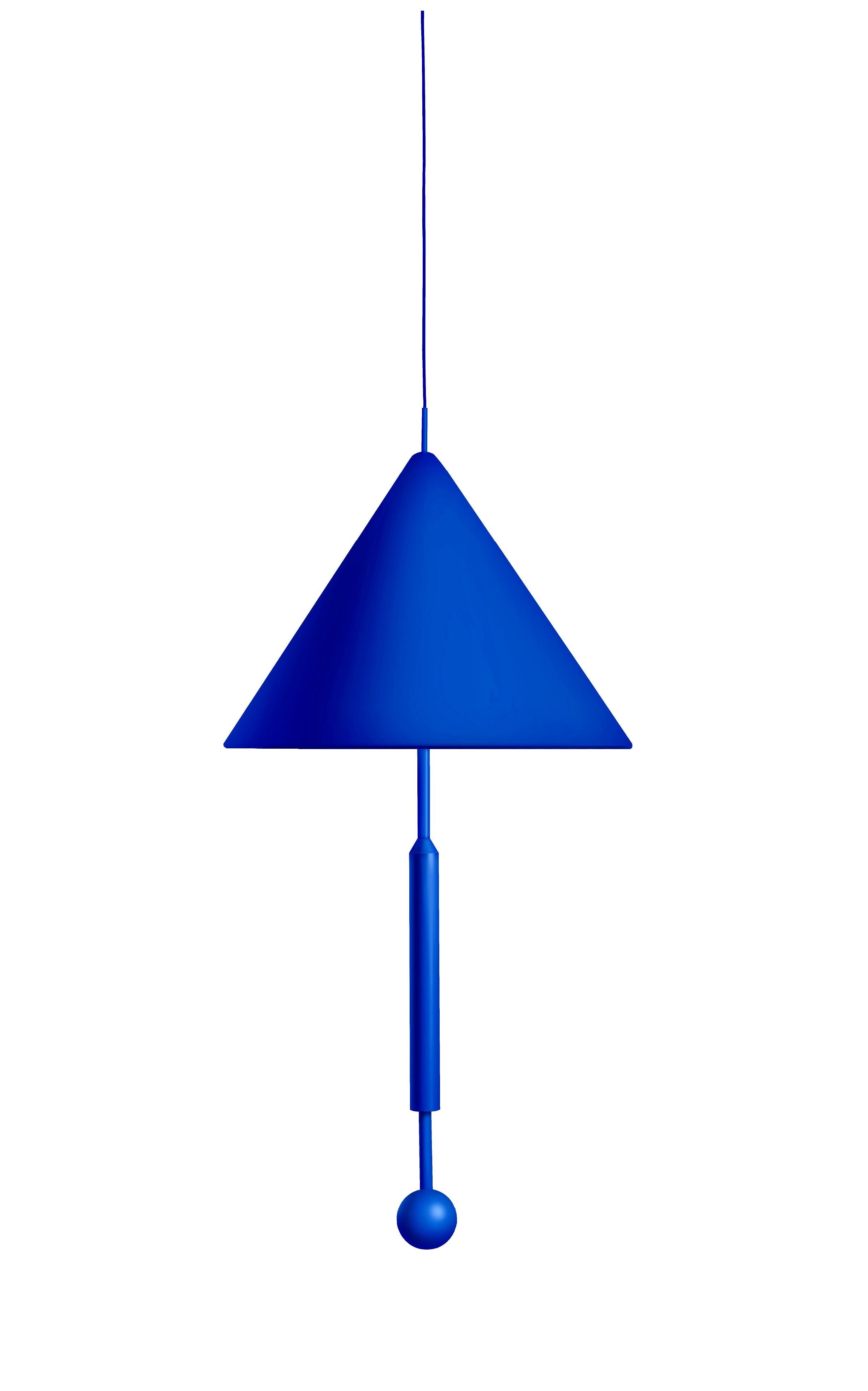 Moderne Lampe à suspension colorée de Thomas Dariel en vente