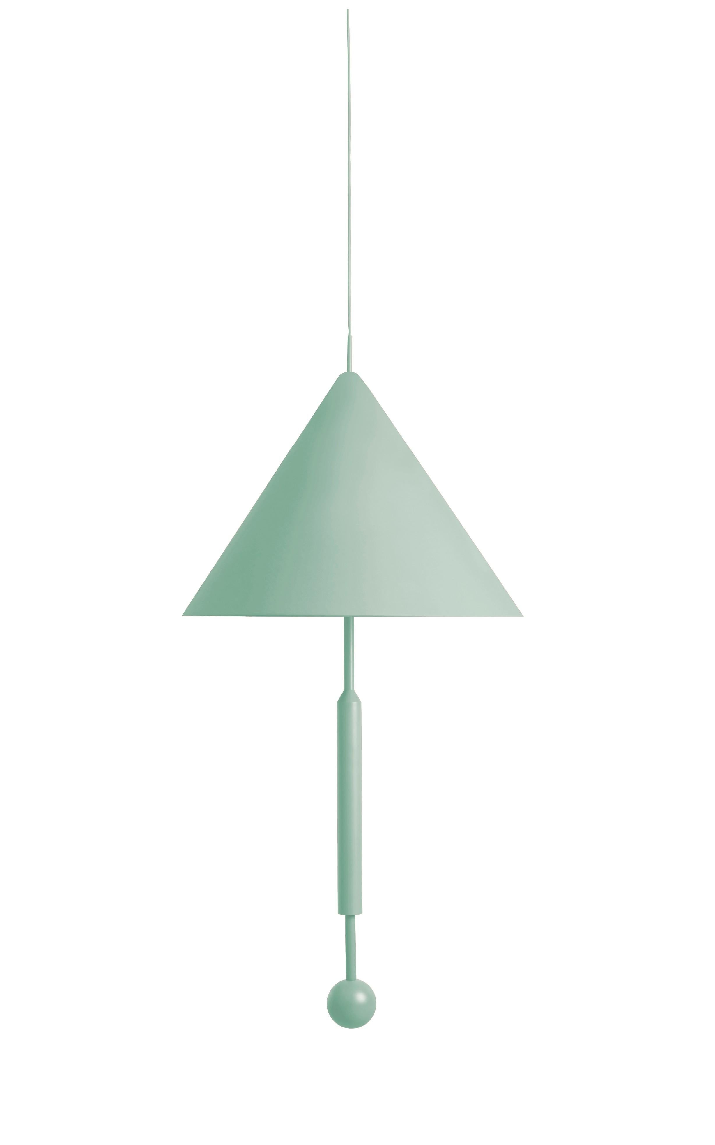 Moderne Lampe à suspension colorée de Thomas Dariel en vente