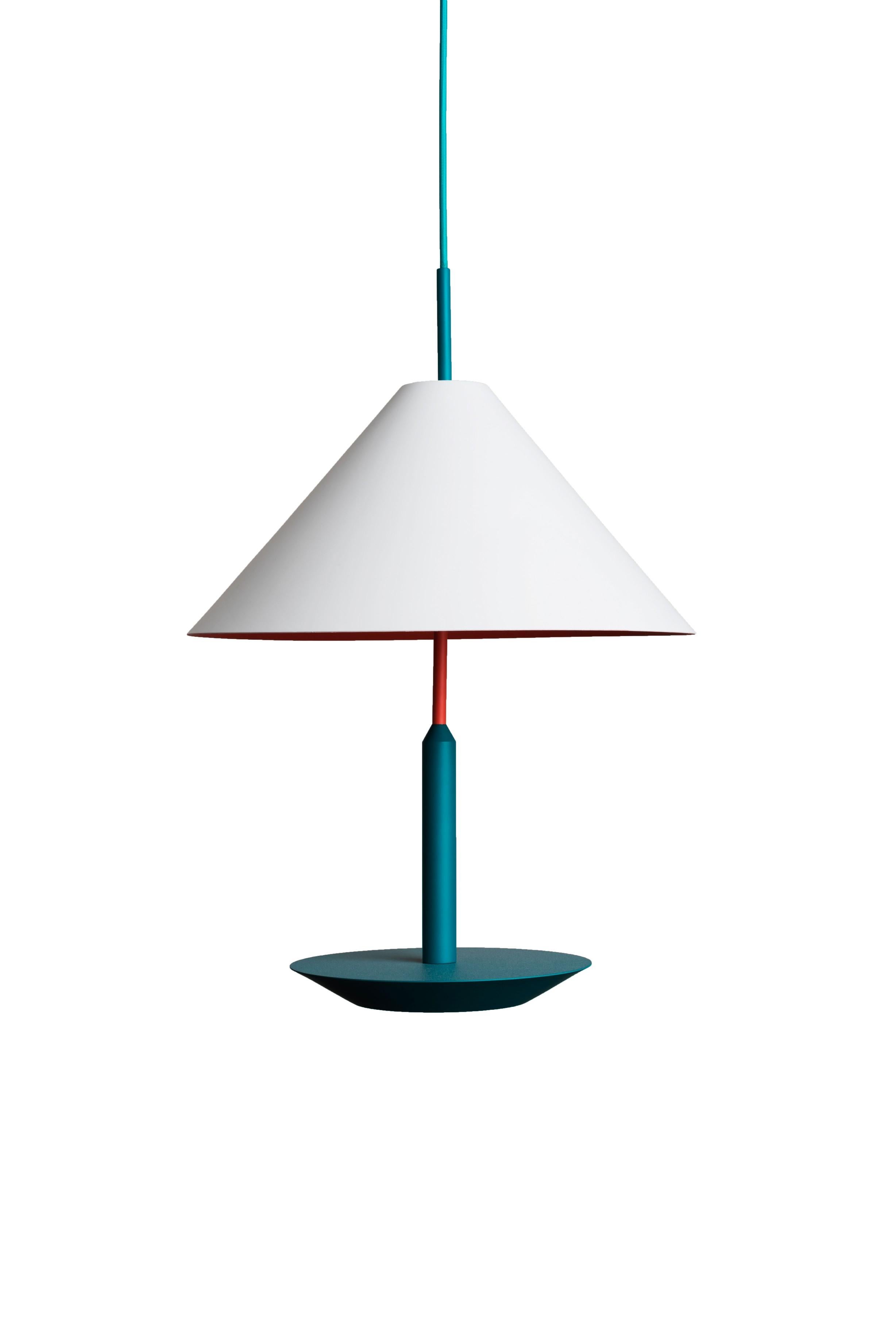 Modern Colorful Pendant Lamp by Thomas Dariel For Sale