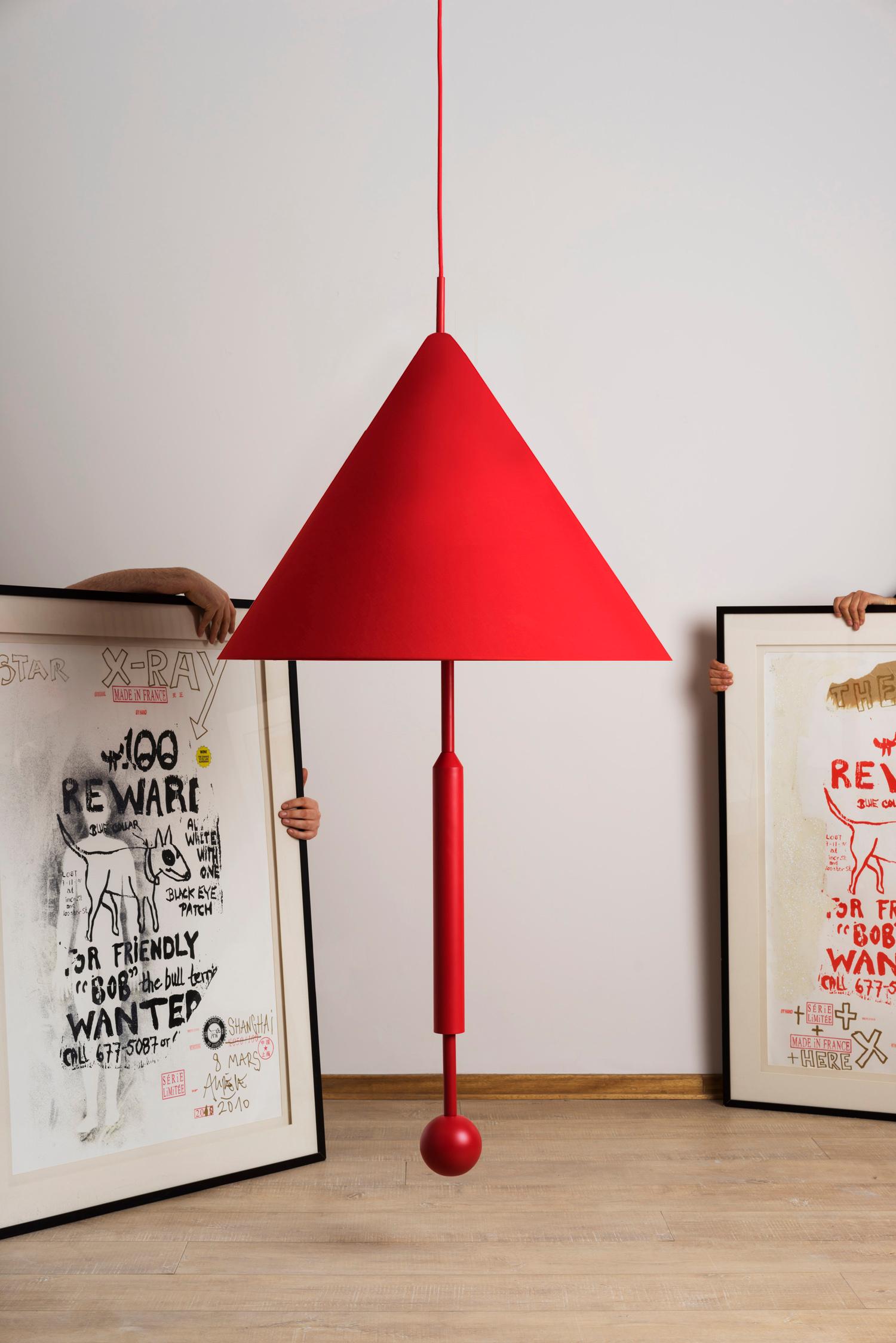 Lampe à suspension colorée de Thomas Dariel en vente 2