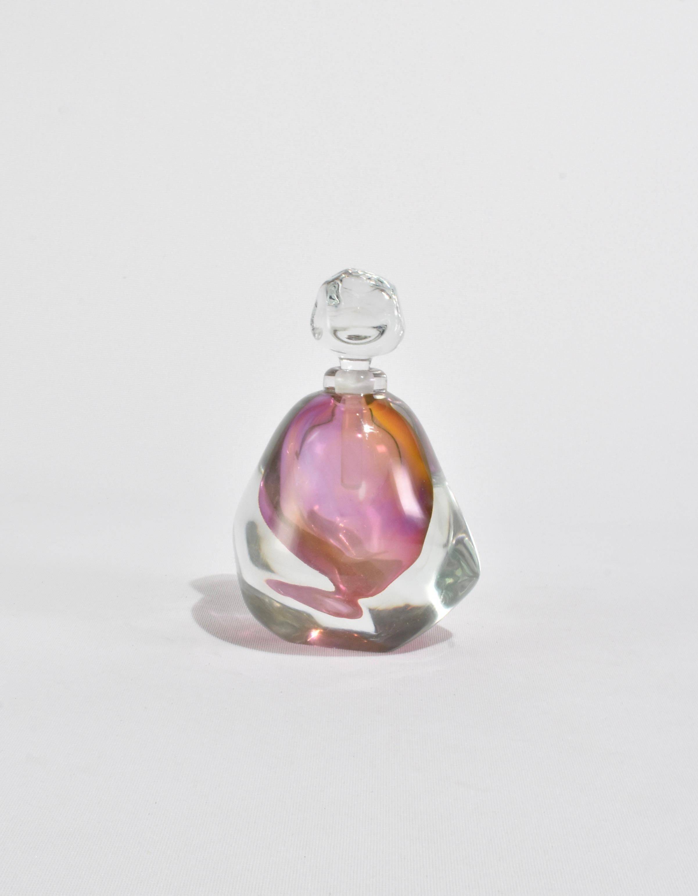 Hand-Crafted Colorful Perfume Bottle For Sale