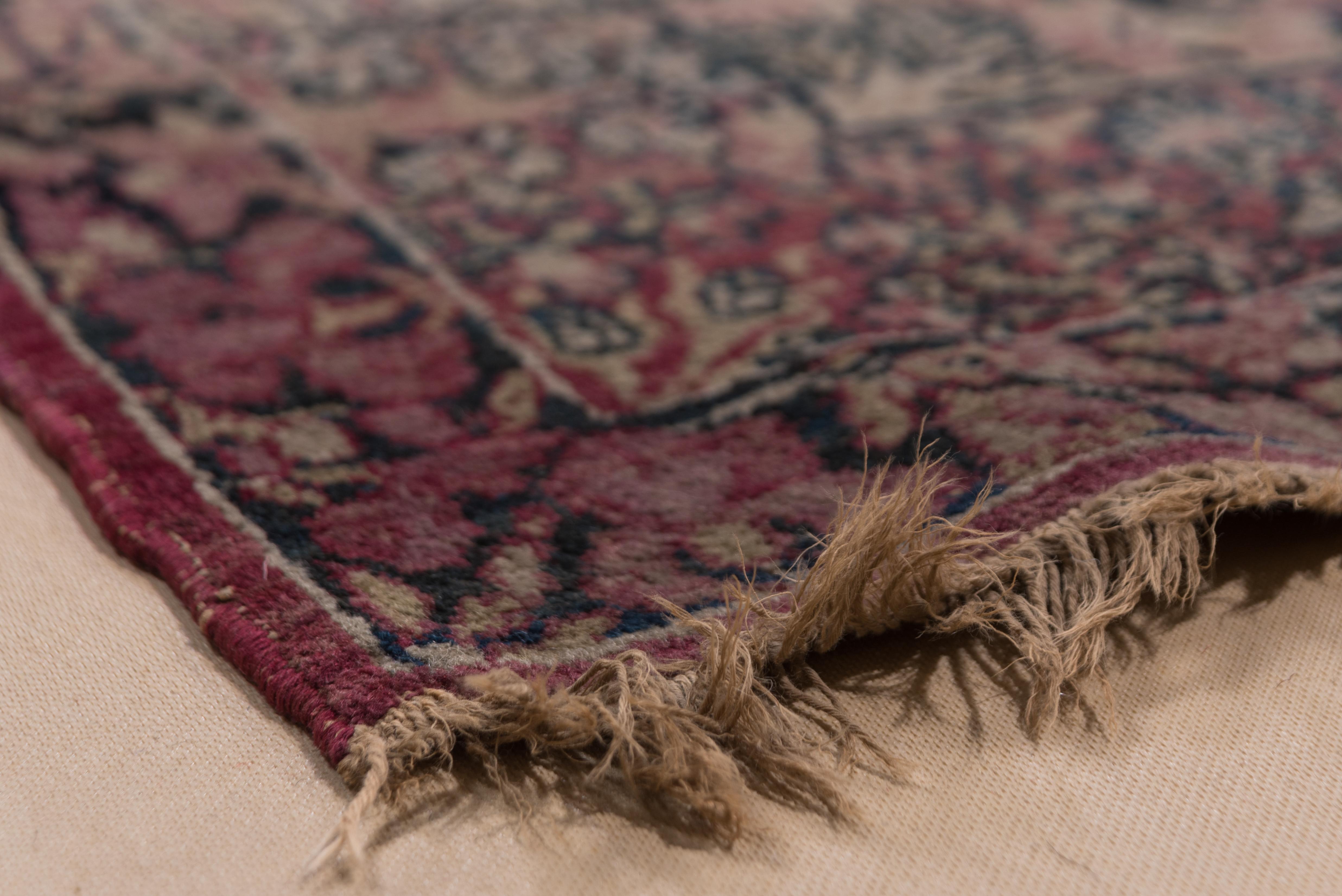Colorful Persian Lavar Kerman Carpet 1