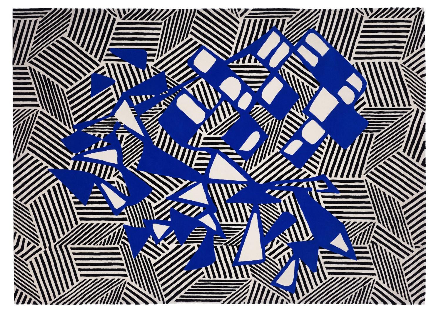 Bunt- Pop-Art-Teppich von Sophie Dariel (Moderne) im Angebot