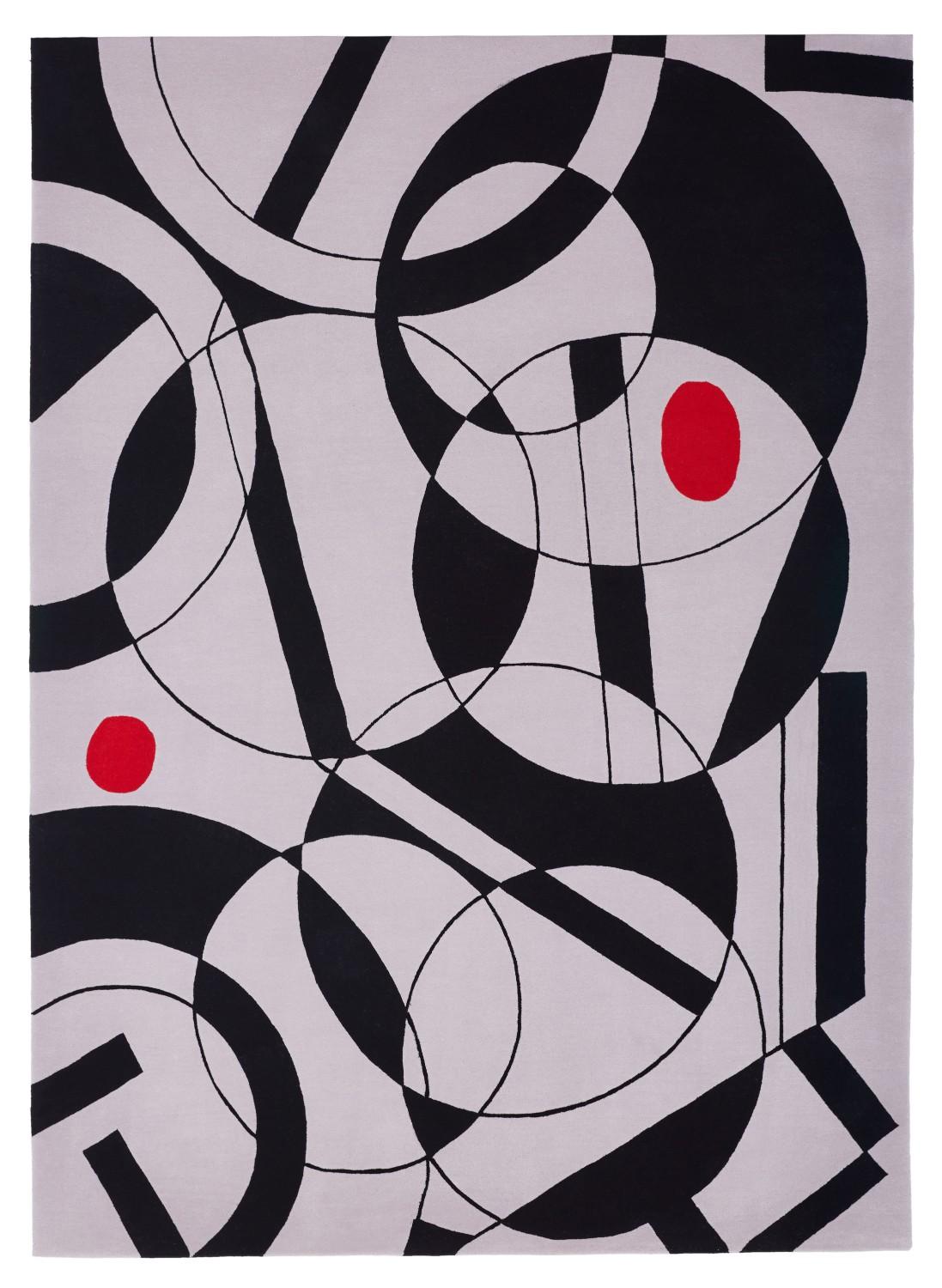 New Zealand Colorful Pop Art Rug by Sophie Dariel For Sale