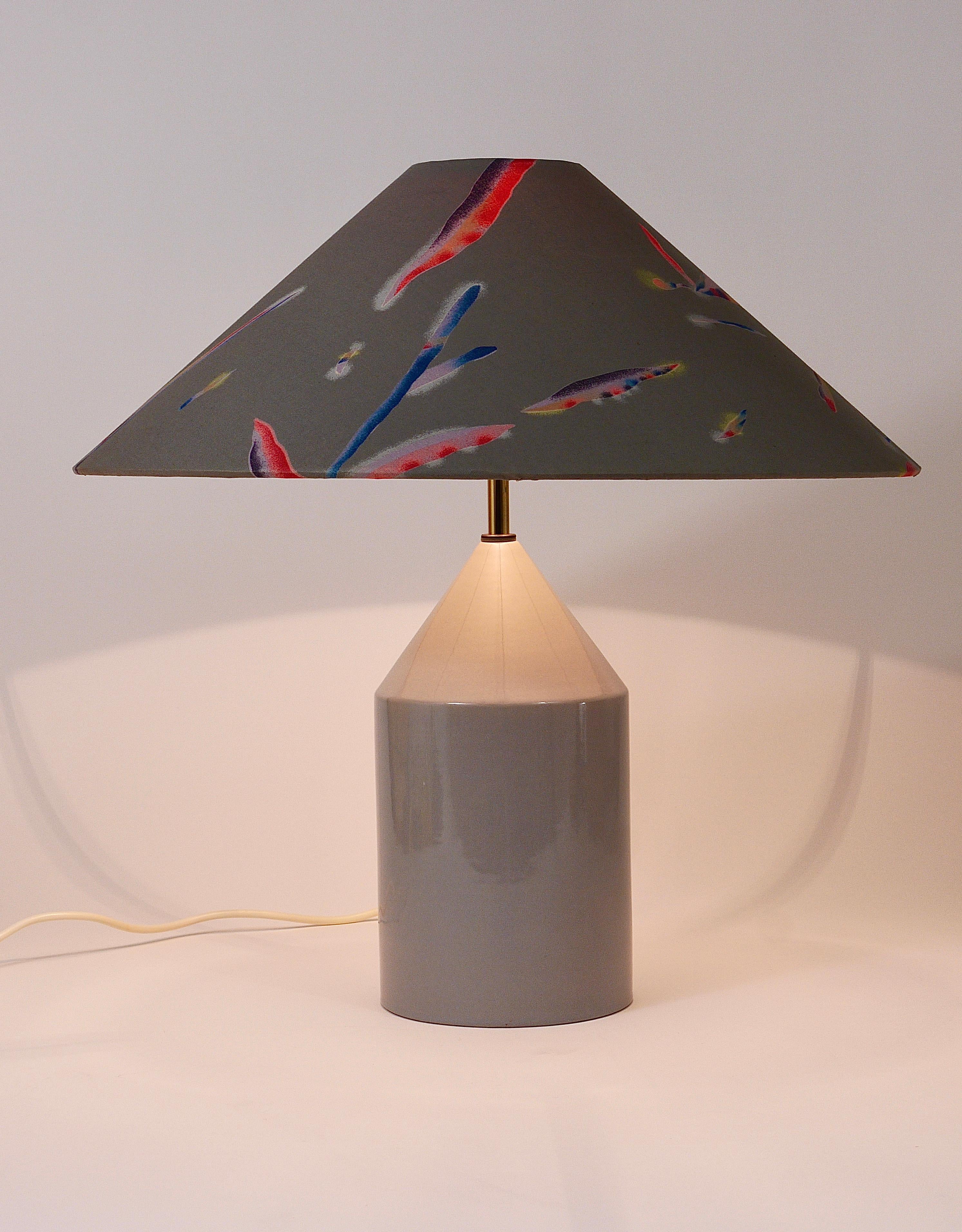 Colorful Post-Modern Table Lamp, Italy, 1980s For Sale 1