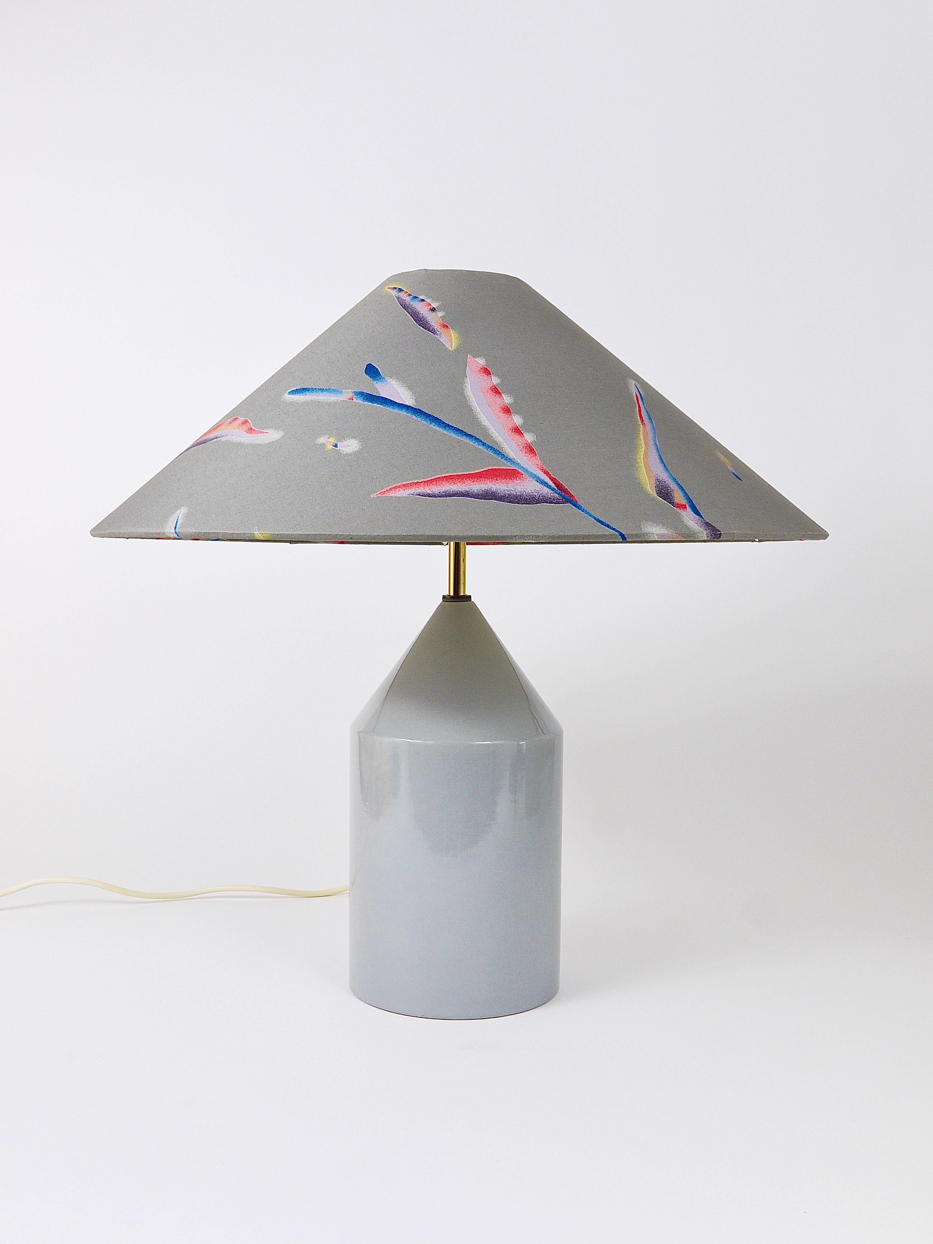 Colorful Post-Modern Table Lamp, Italy, 1980s For Sale 4