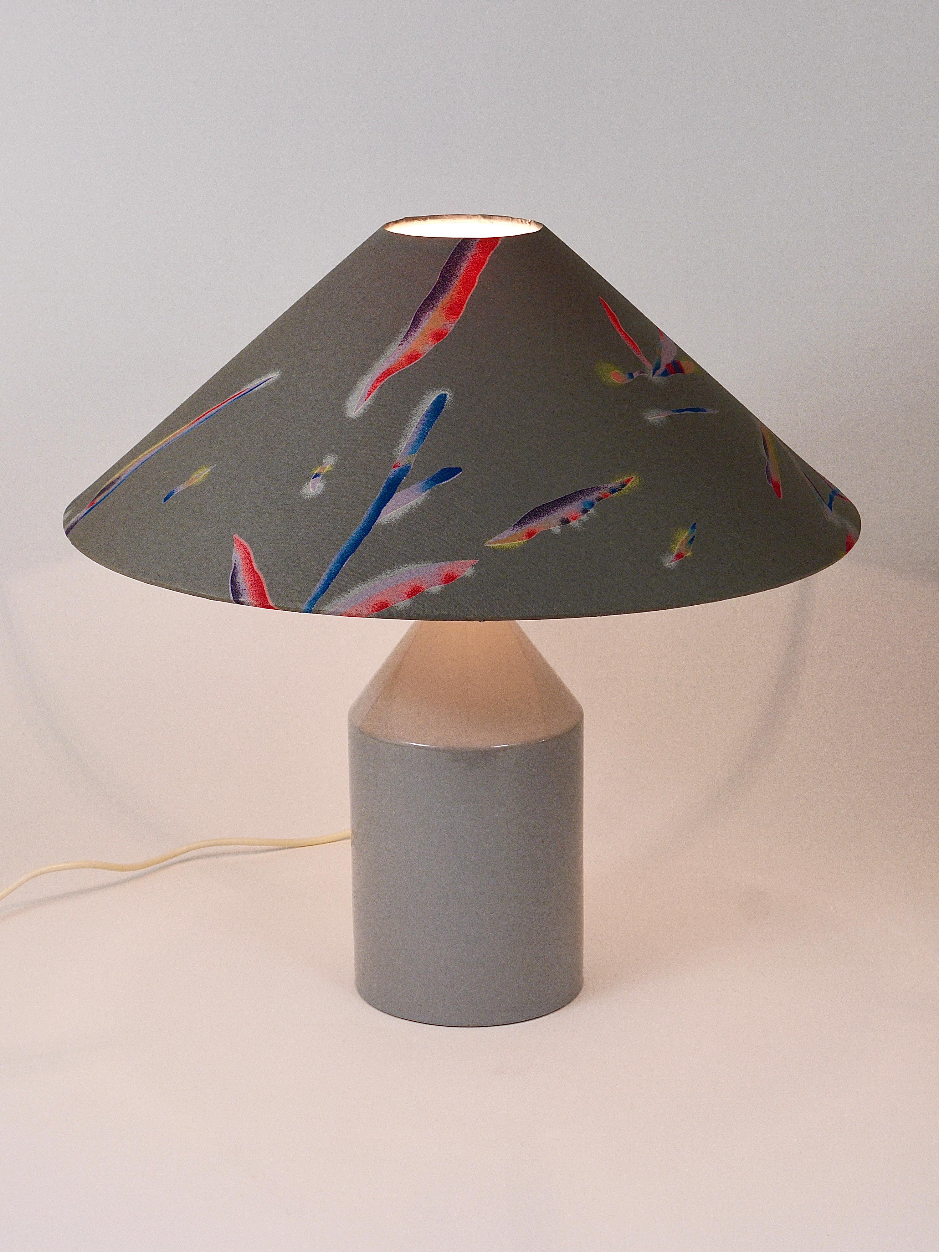 Colorful Post-Modern Table Lamp, Italy, 1980s For Sale 9