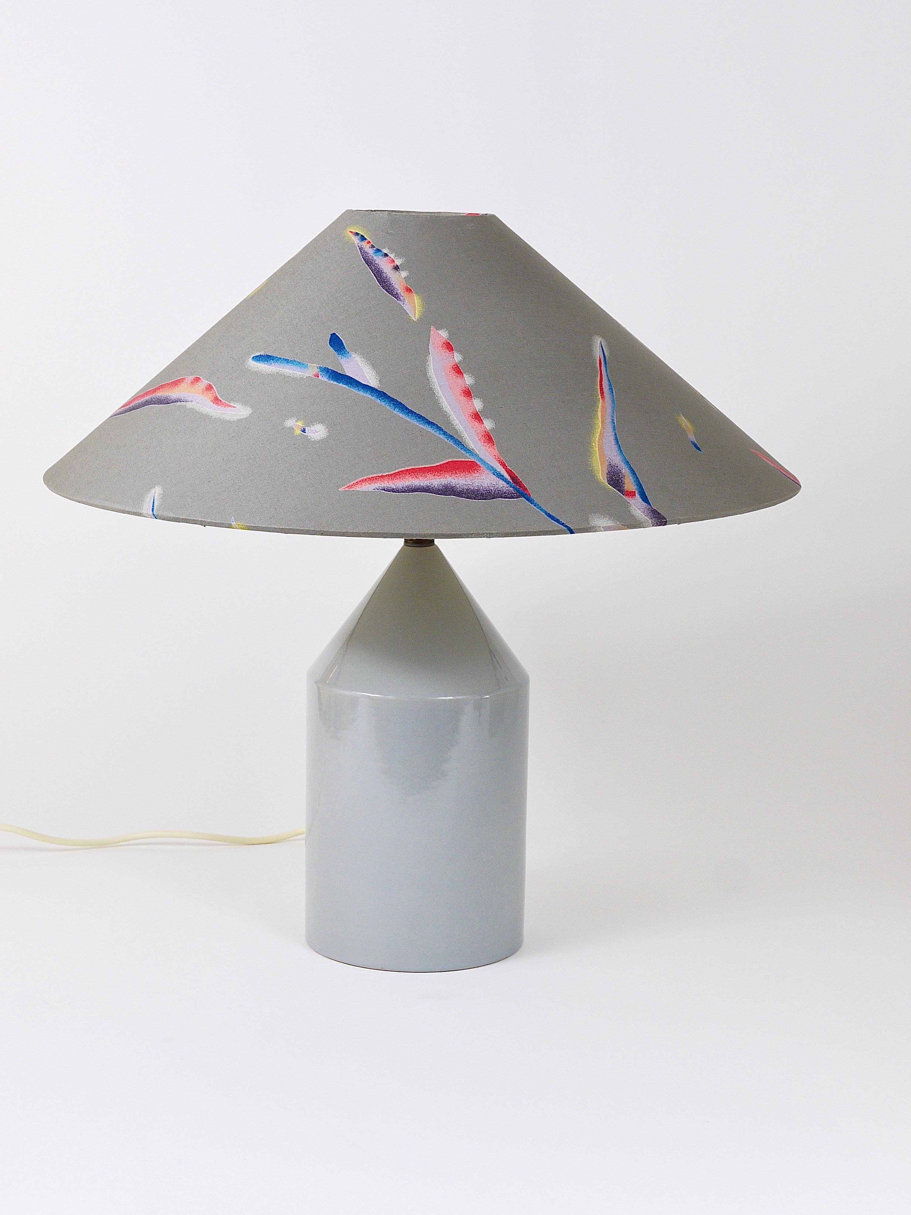 Metal Colorful Post-Modern Table Lamp, Italy, 1980s For Sale