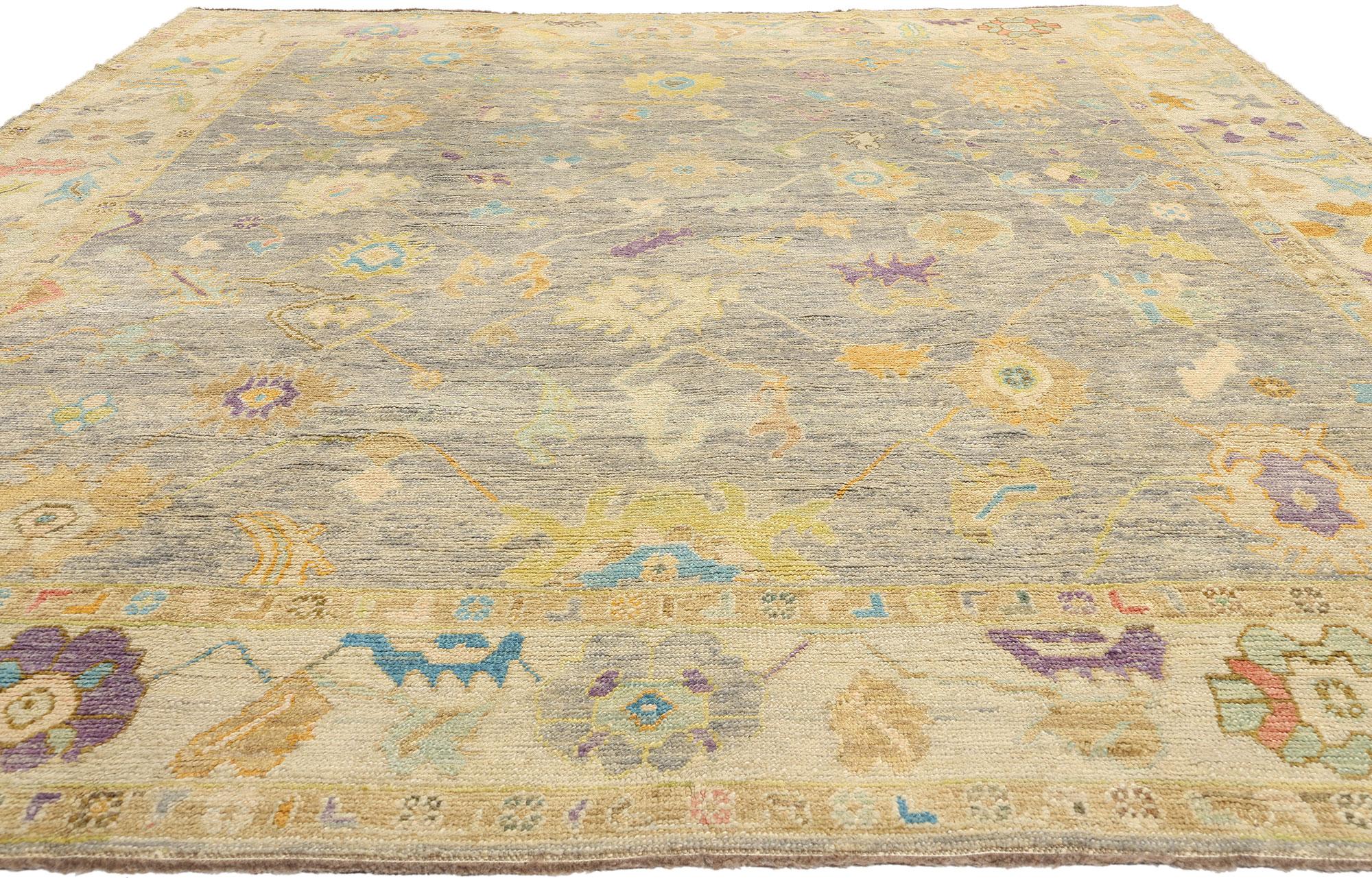 pastel oushak rugs