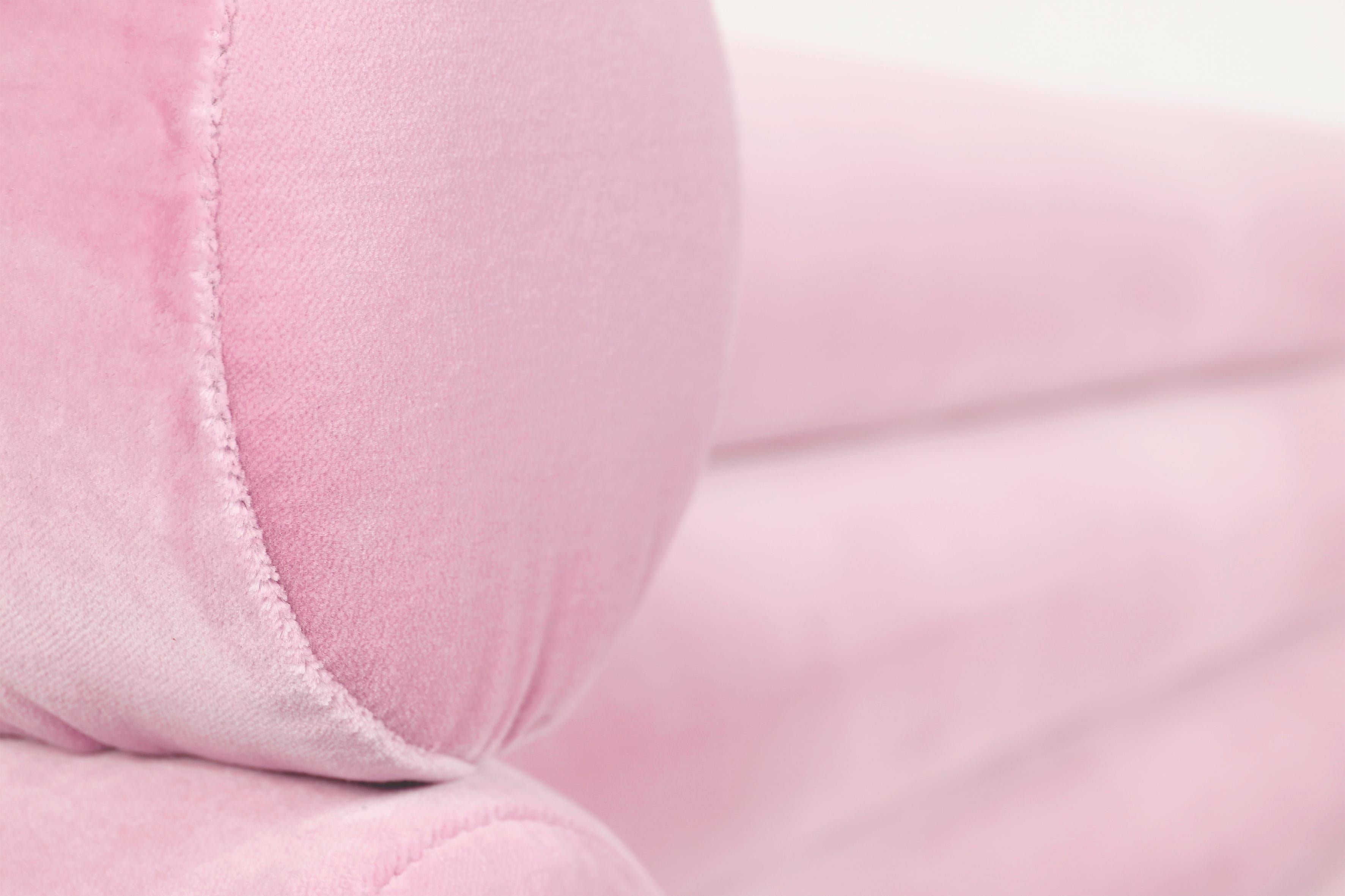 Ottone Divano colorato in marshmallow rosso 