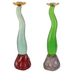 Colorful Resin Candleholder Set