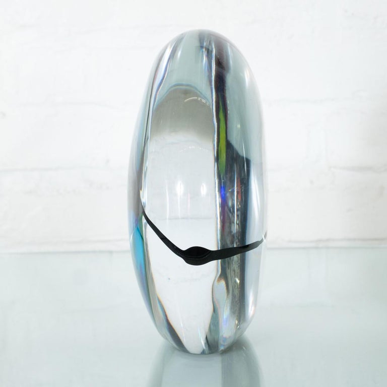 Colorful Sommerso Murano Glass Sculpture For Sale at 1stDibs