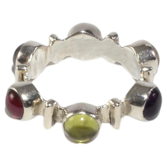 Colorful Stone Ring in vendita