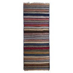 Colorful Striped Runner Rug 4 ft x 10 ft