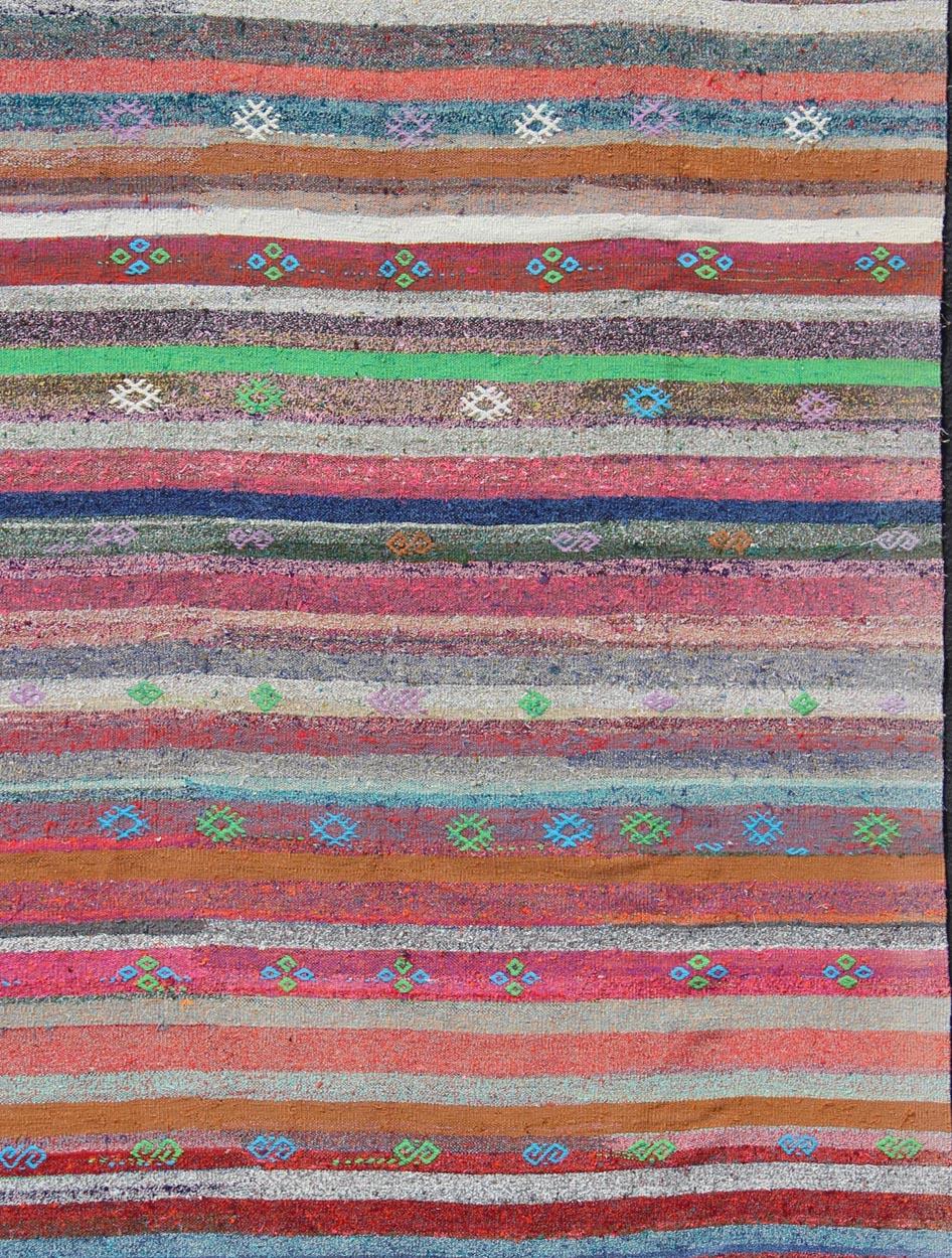 colorful striped rugs
