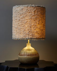 Colorful Table Lamp Signed Gardelle