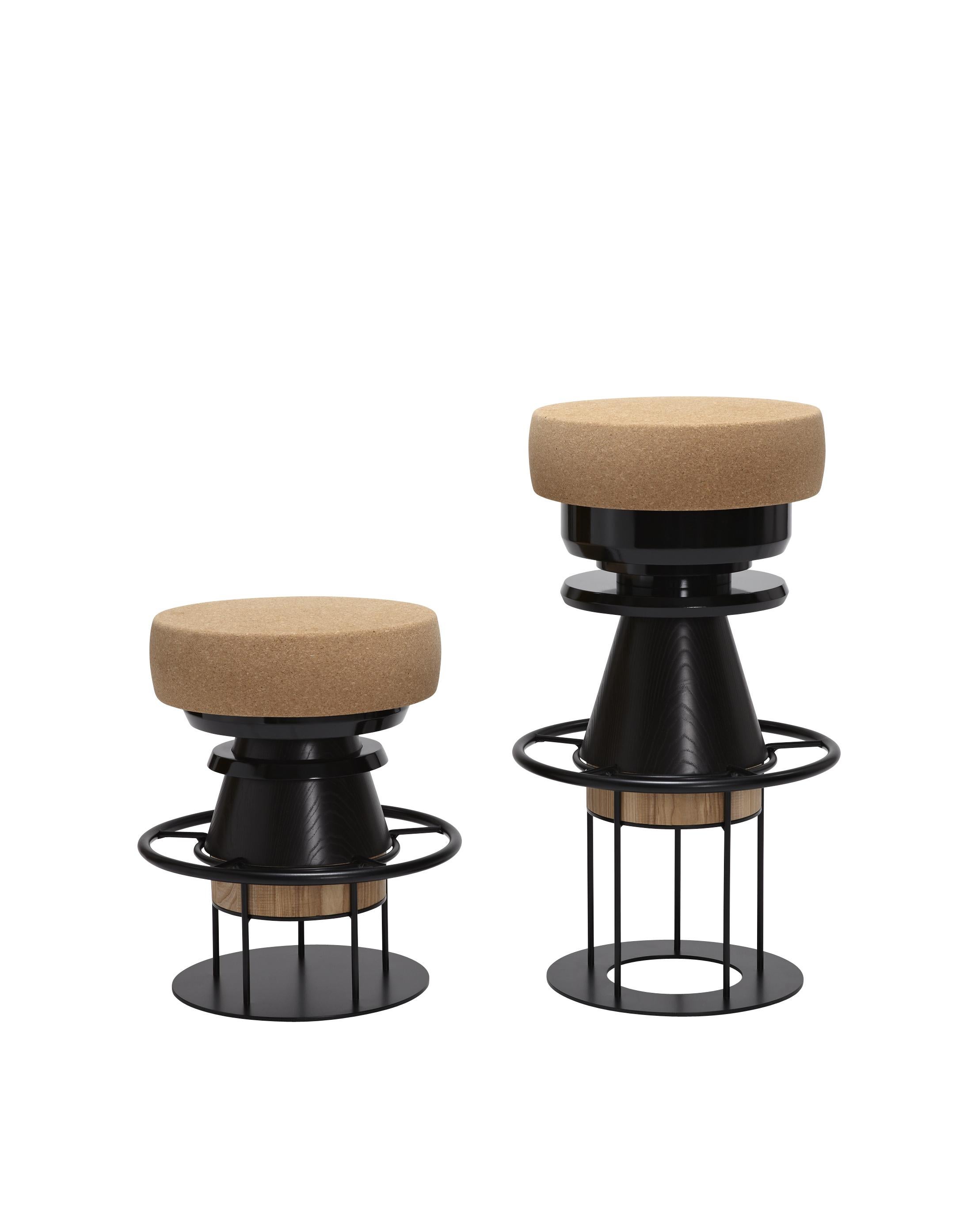 Iron Colorful Tembo Stool, Note Design Studio For Sale