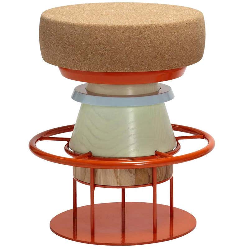 Tori Stool Travertine by Ries For Sale at 1stDibs