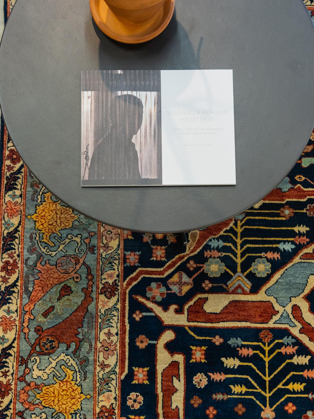 Colorful and Transitional Handgeknüpfter Serapi-Wollteppich aus Serapi, 8' x 10' im Angebot 6