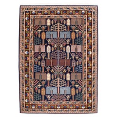 Colorful Tree of Life Persian Bakhtiari Carpet