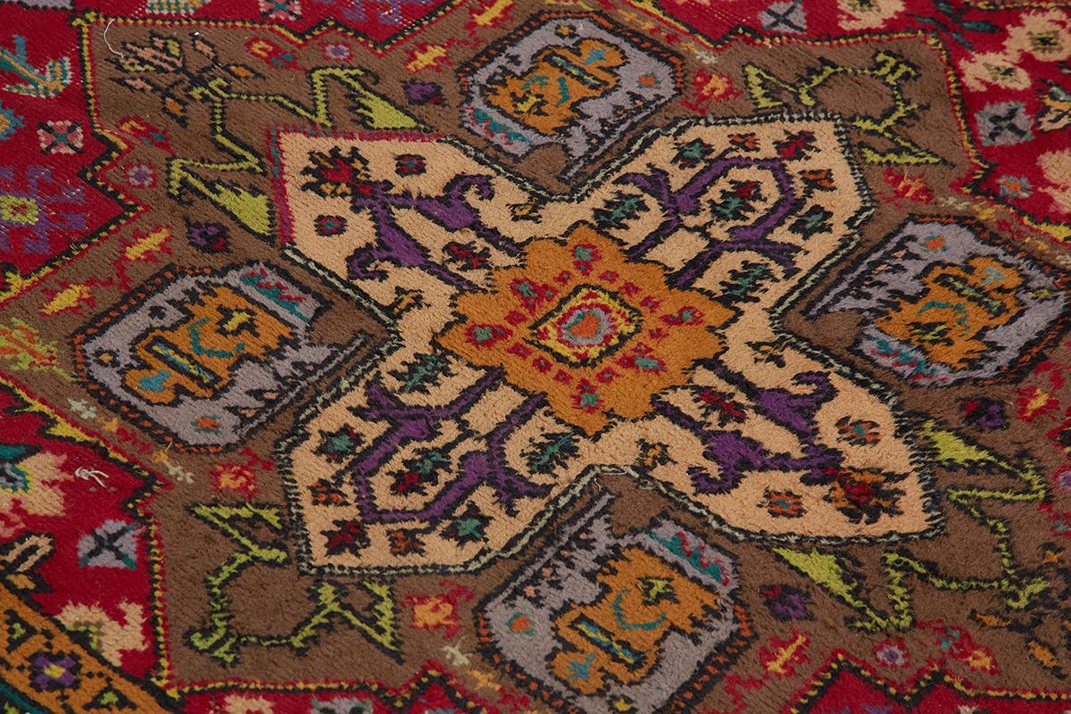Colorful Tribal Style Turkish Rug 9