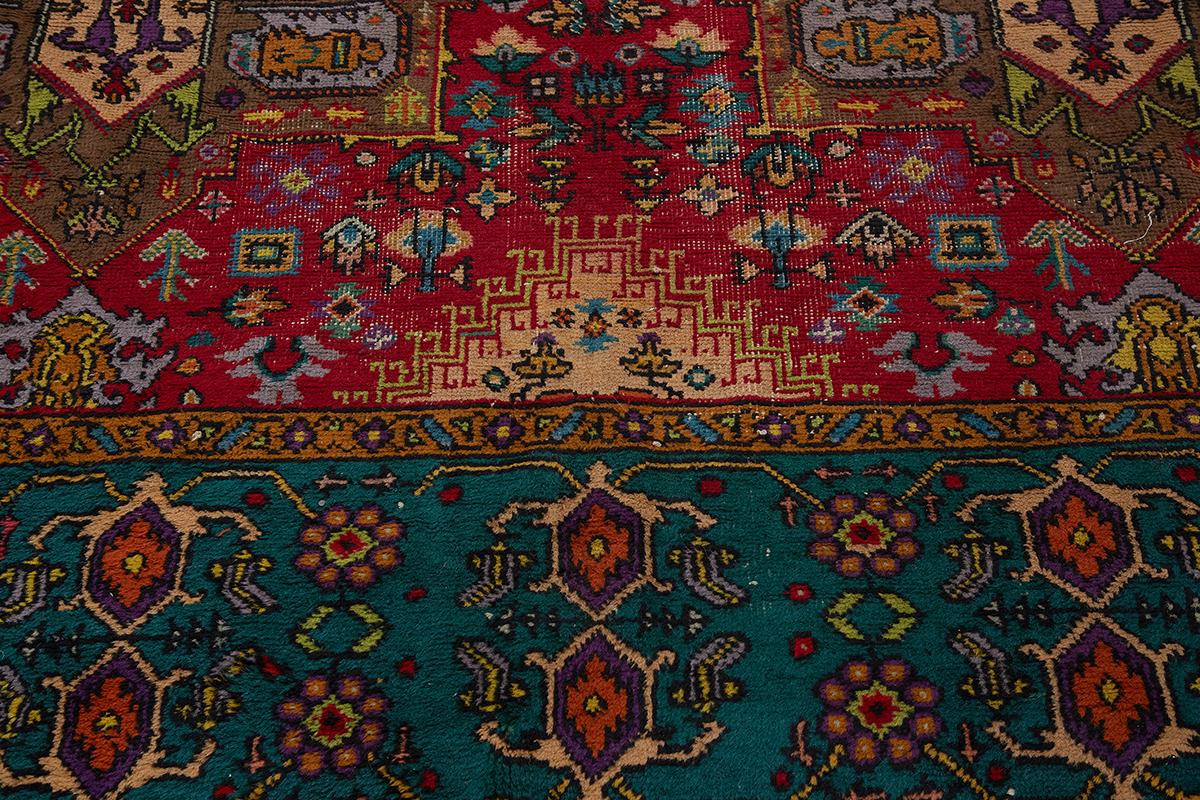 Colorful Tribal Style Turkish Rug 14