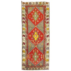 Colorful Turkish Anatolian Wide Runner