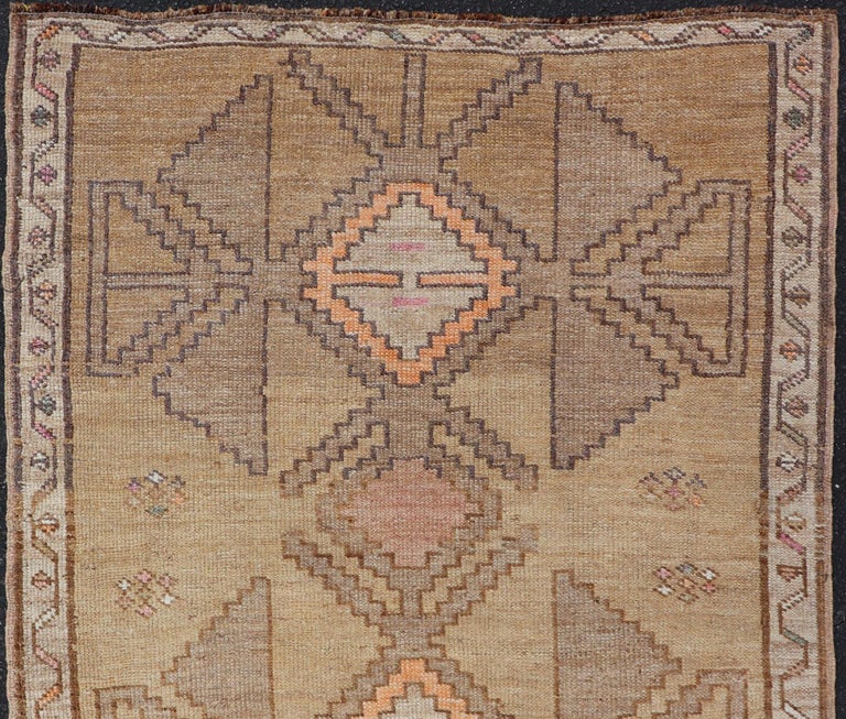 Colorful Turkish Kars with Tribal Medallion Designs and Geometric ...