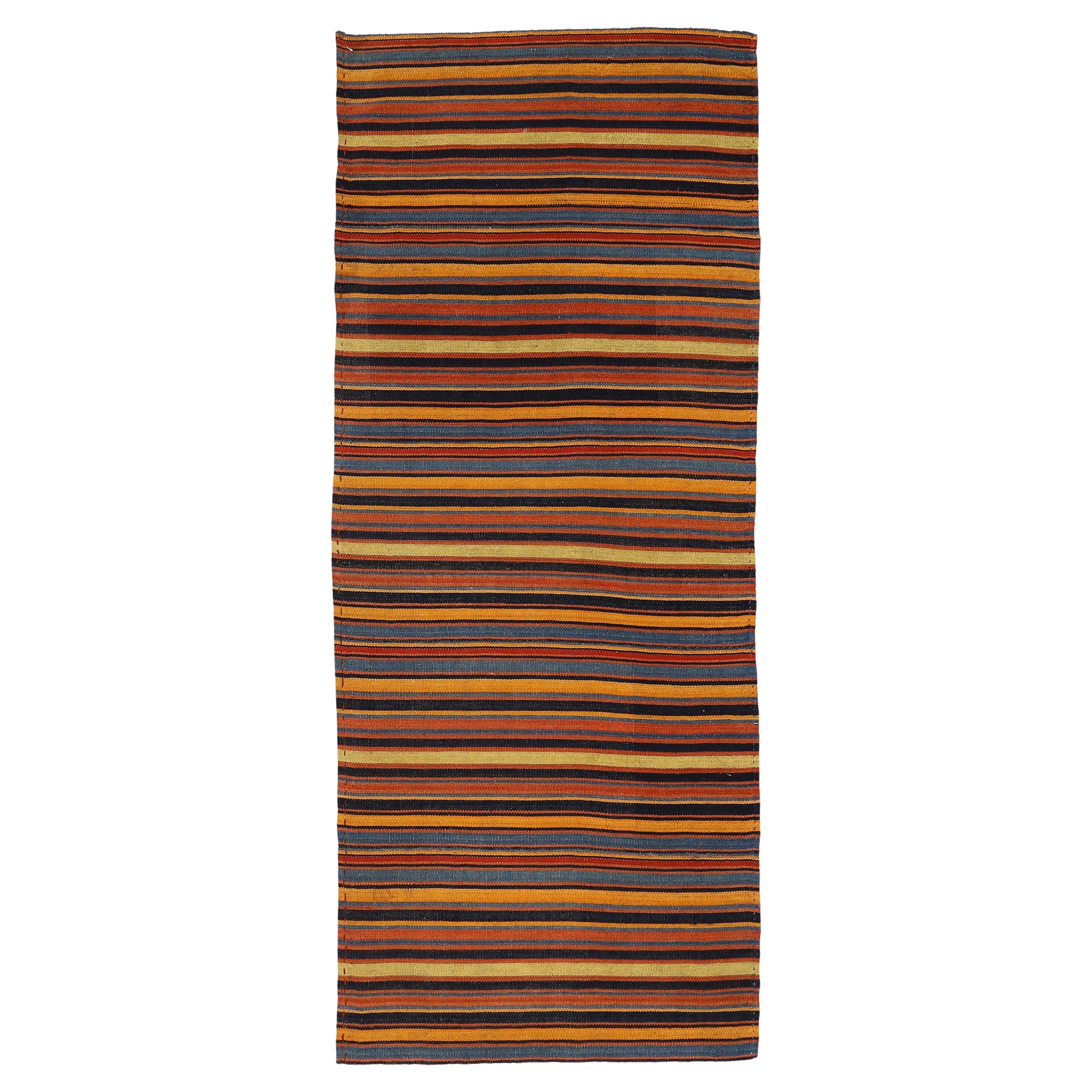 Colorful Turkish Kilim Runner