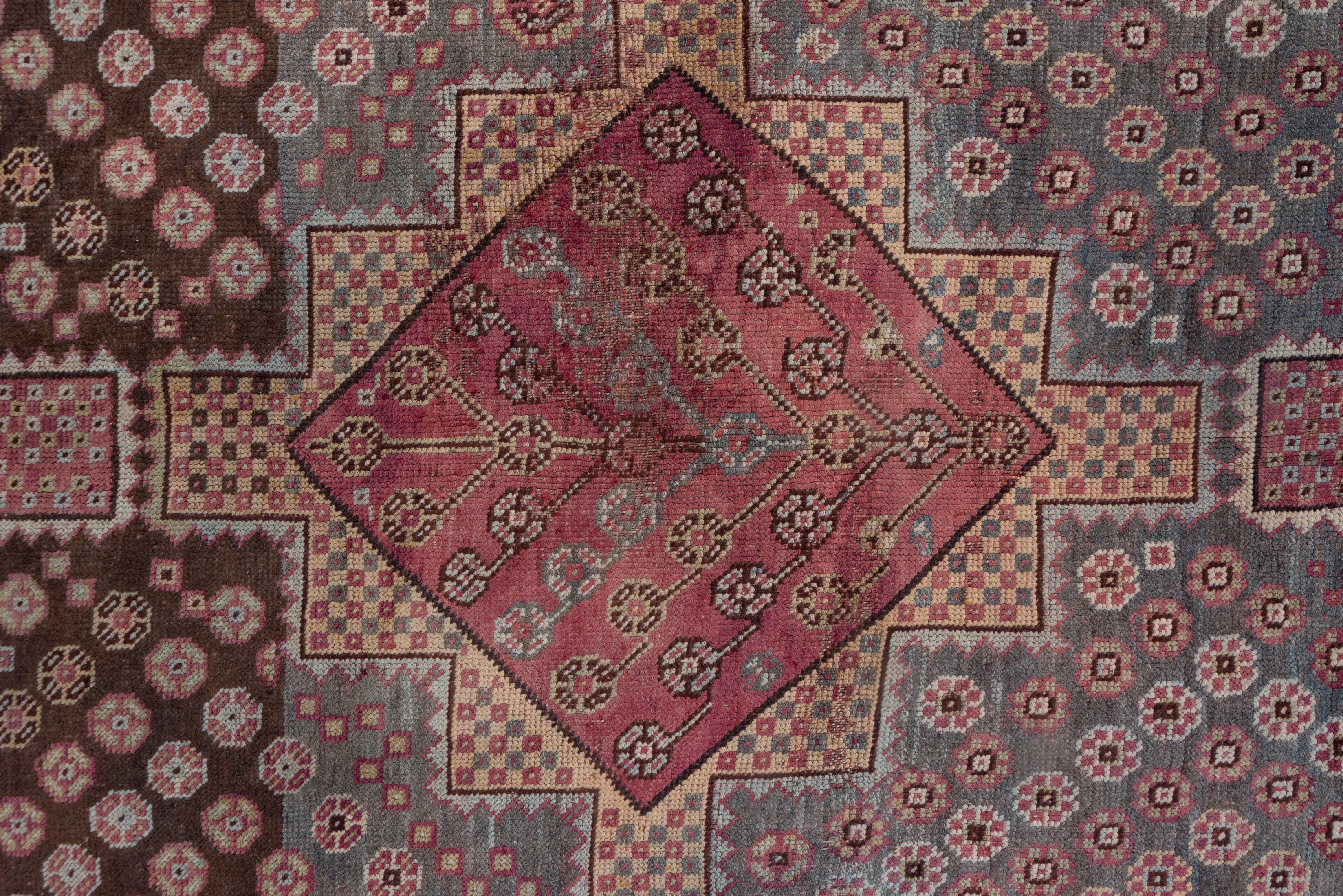 Turco Tappeto turco Konya colorato, anni '30 circa in vendita