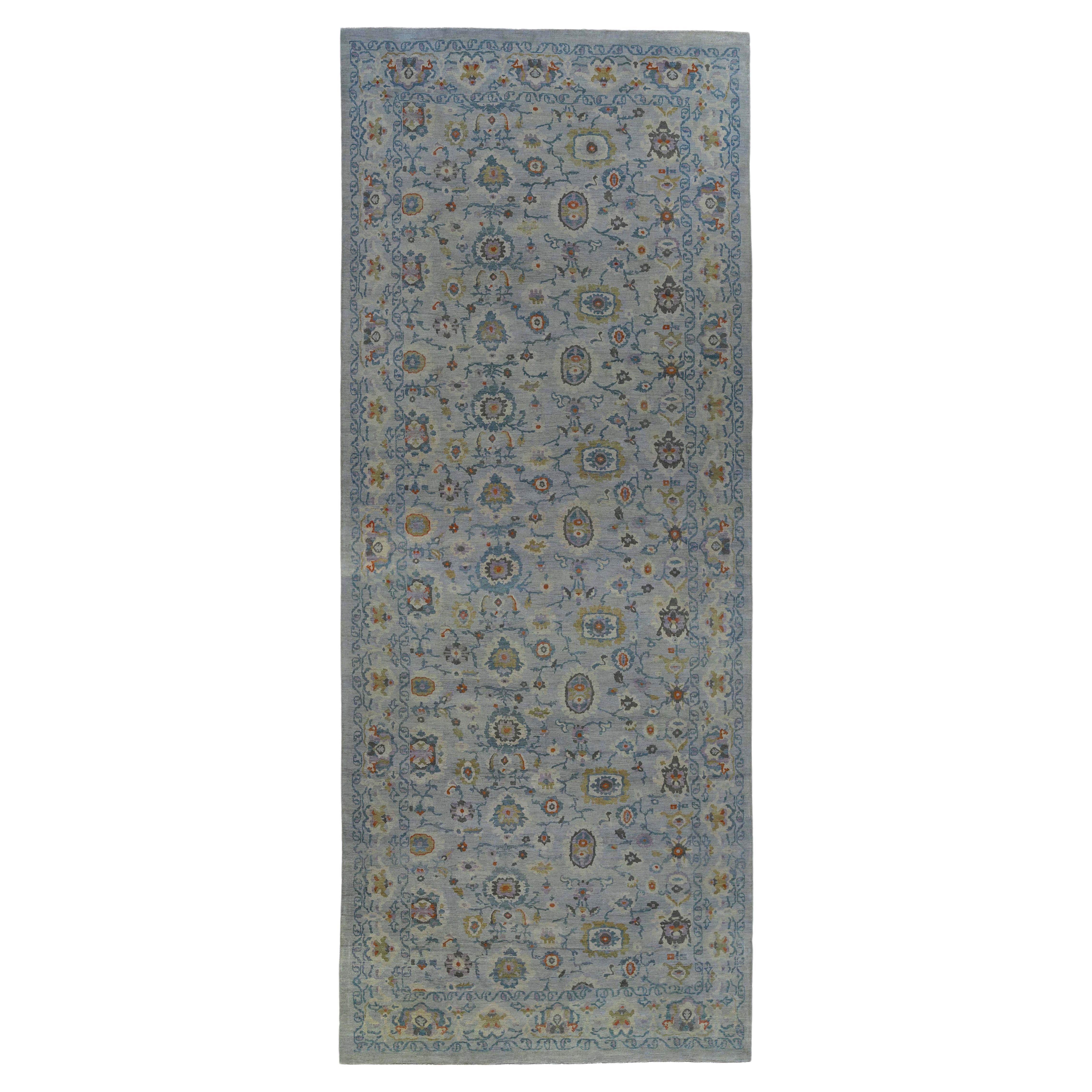 Colorful Turkish Sultanabad Rug For Sale