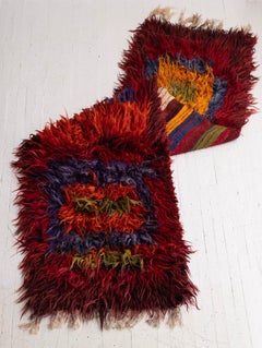 Colorful Turkish Tulu Angora Shag Rug