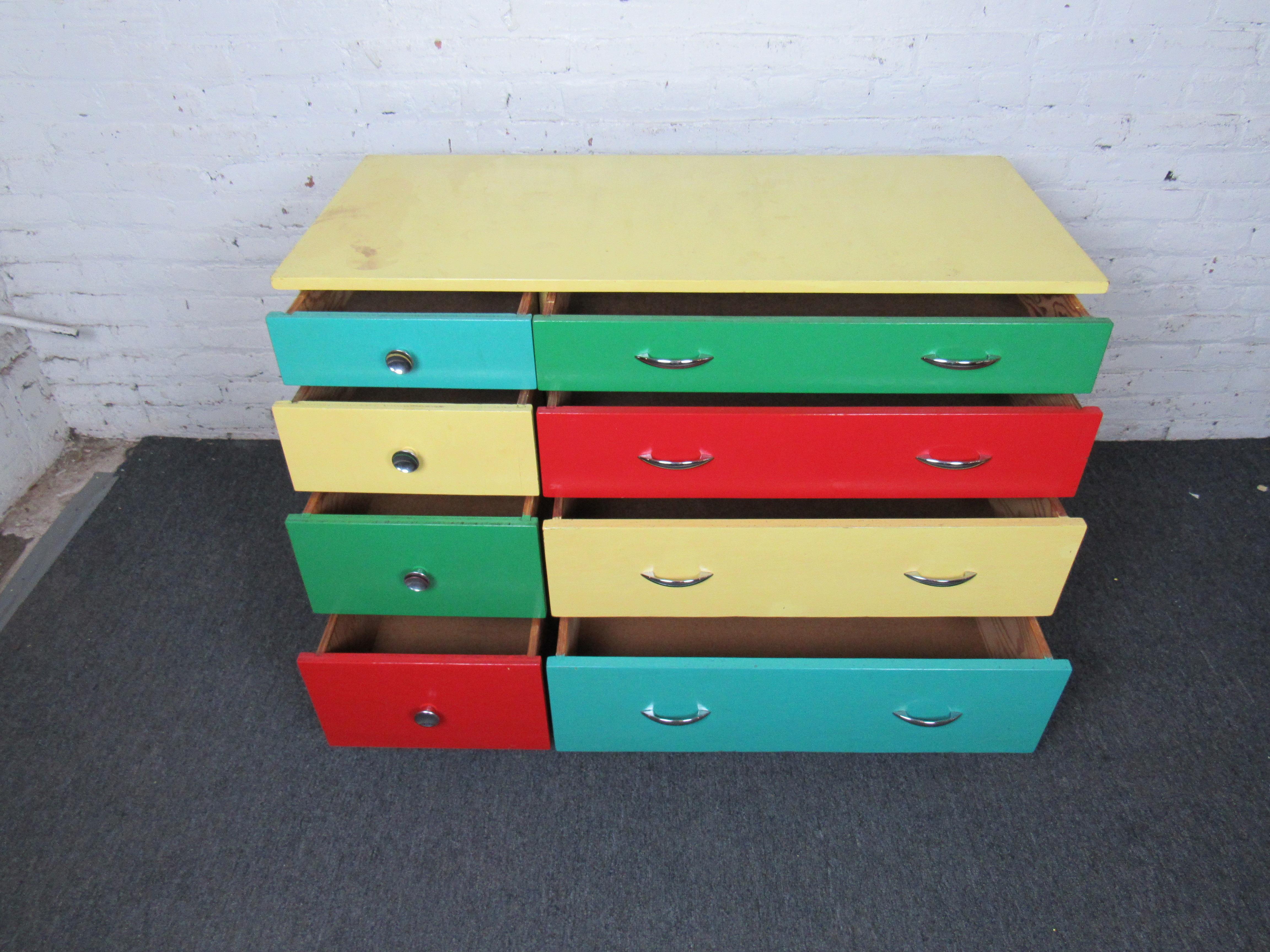 Colorful Vintage Dresser 1