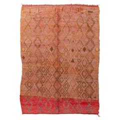 Colorful vintage Moroccan Beni M'Rirt carpet curated by Breuckelen Berber