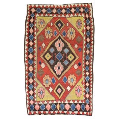 Colorful Retro Persian Gabbeh Rug