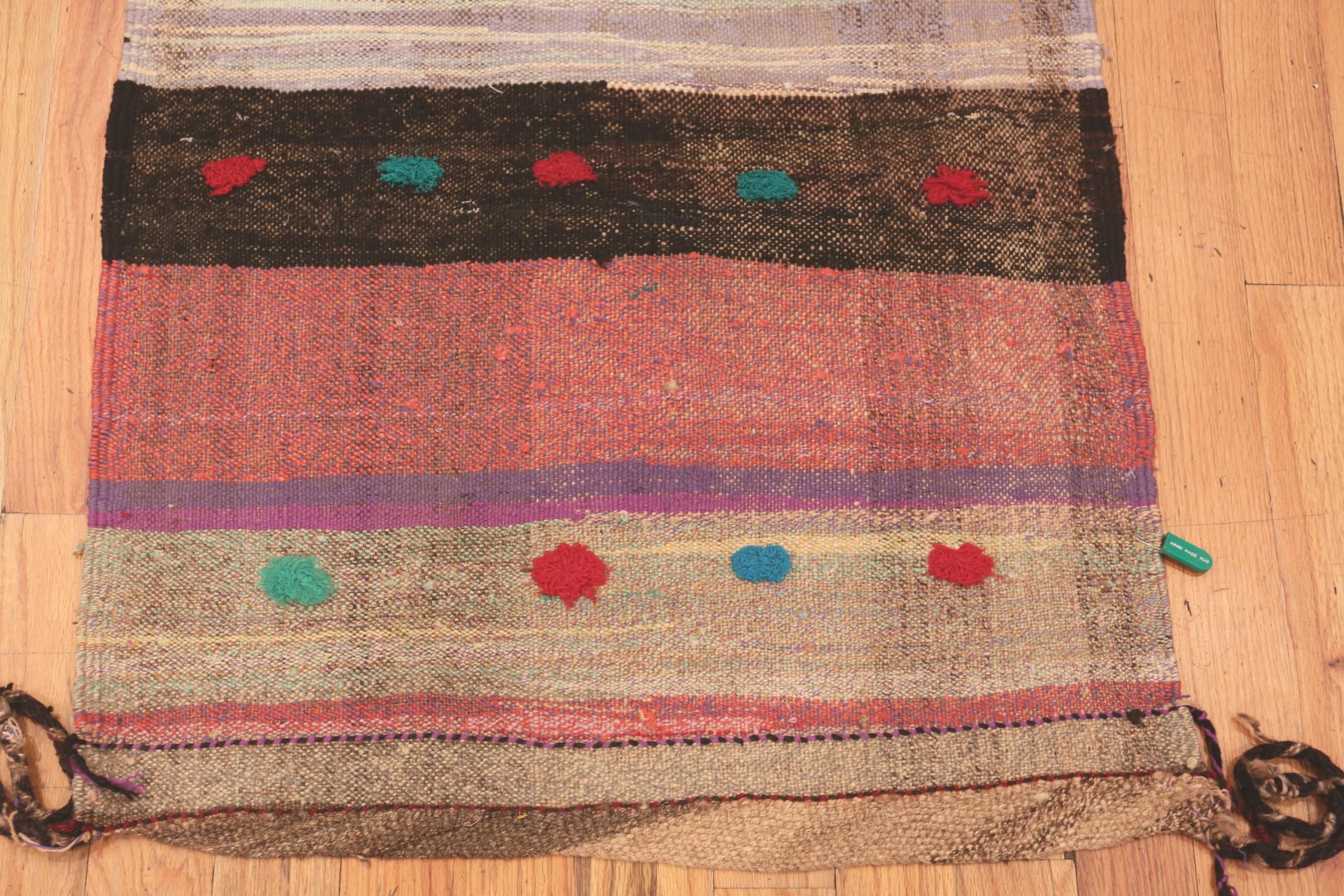 Nazmiyal Kollektion Bunt Vintage Persischer Kelim-Läufer 2'6