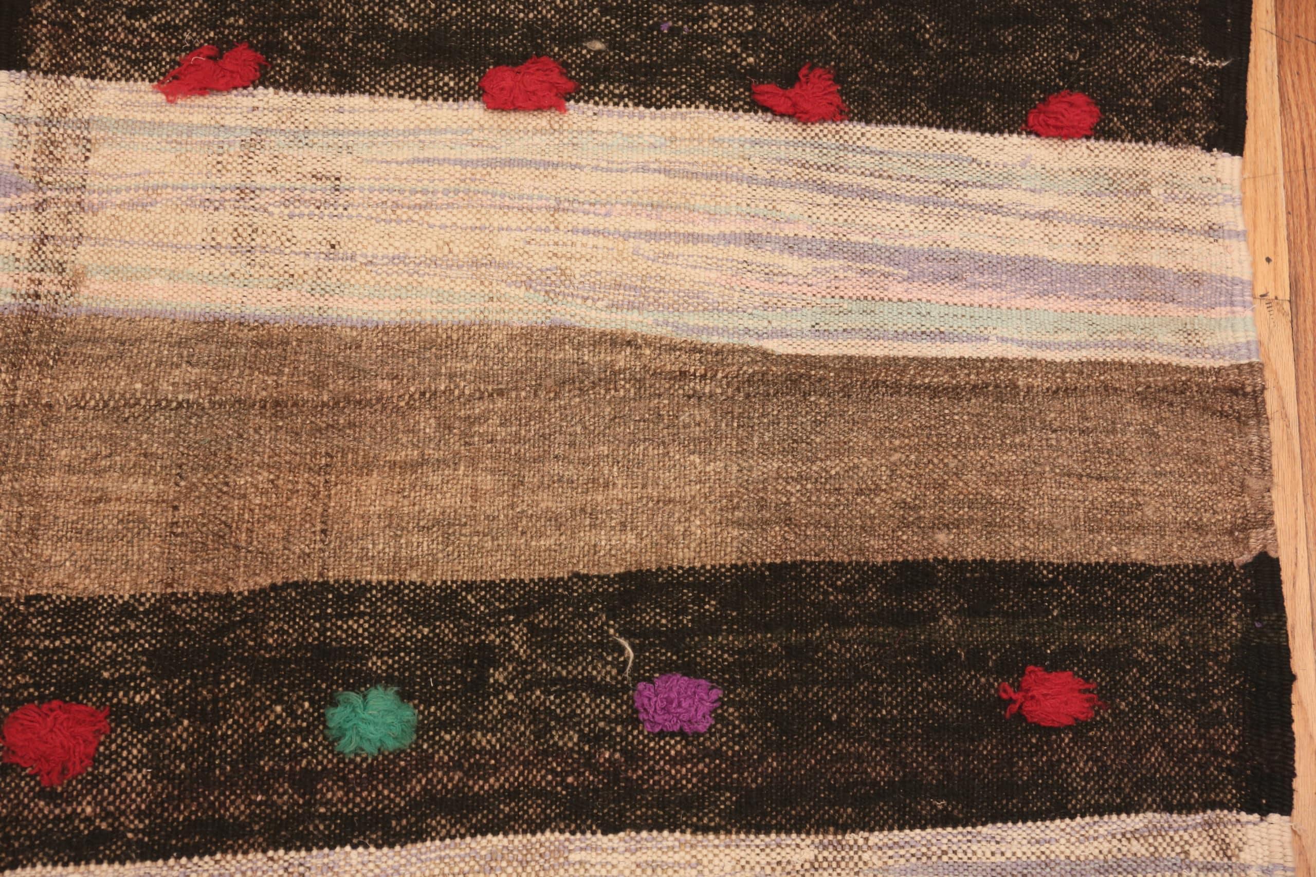 Nazmiyal Kollektion Bunt Vintage Persischer Kelim-Läufer 2'6