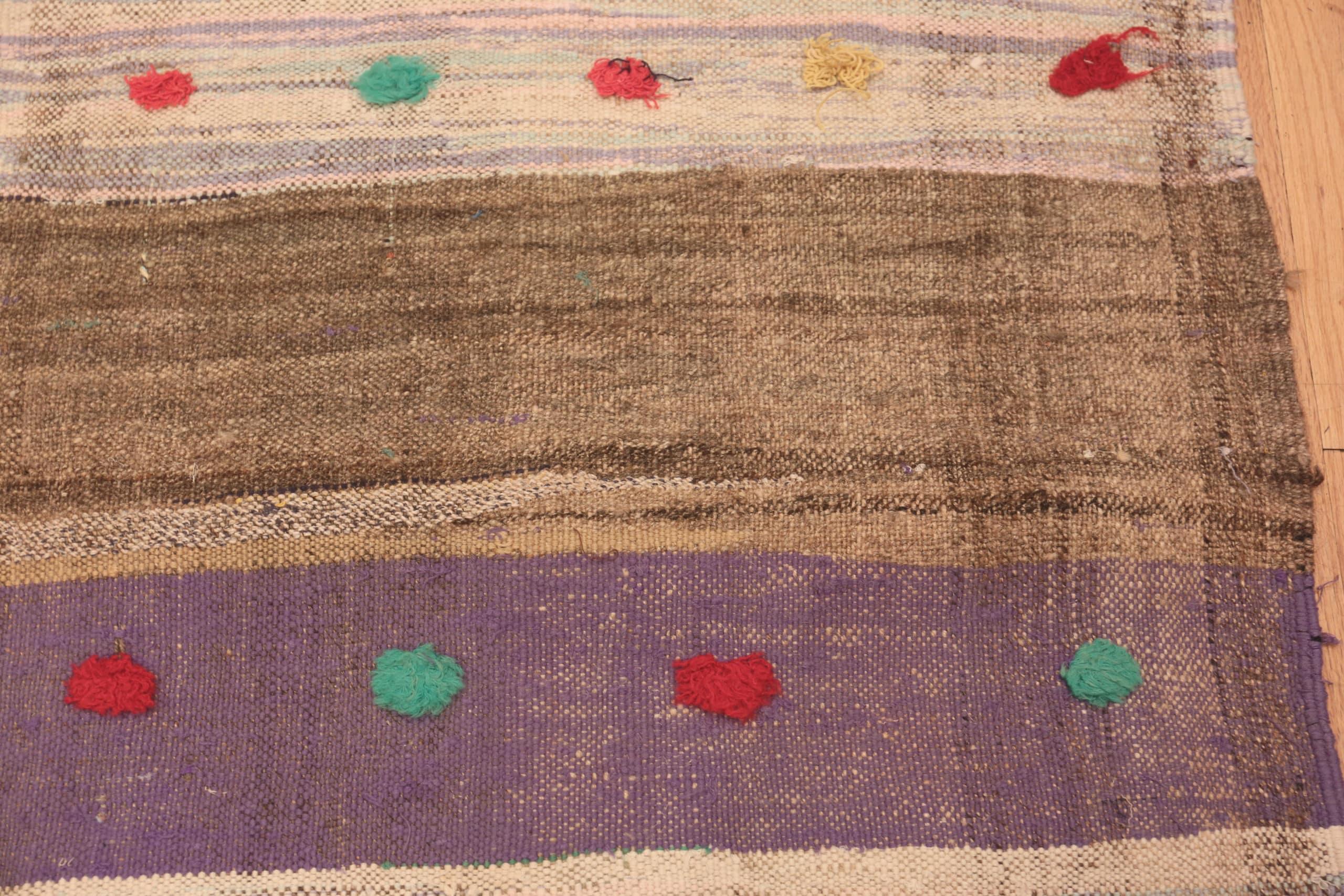 Nazmiyal Kollektion Bunt Vintage Persischer Kelim-Läufer 2'6