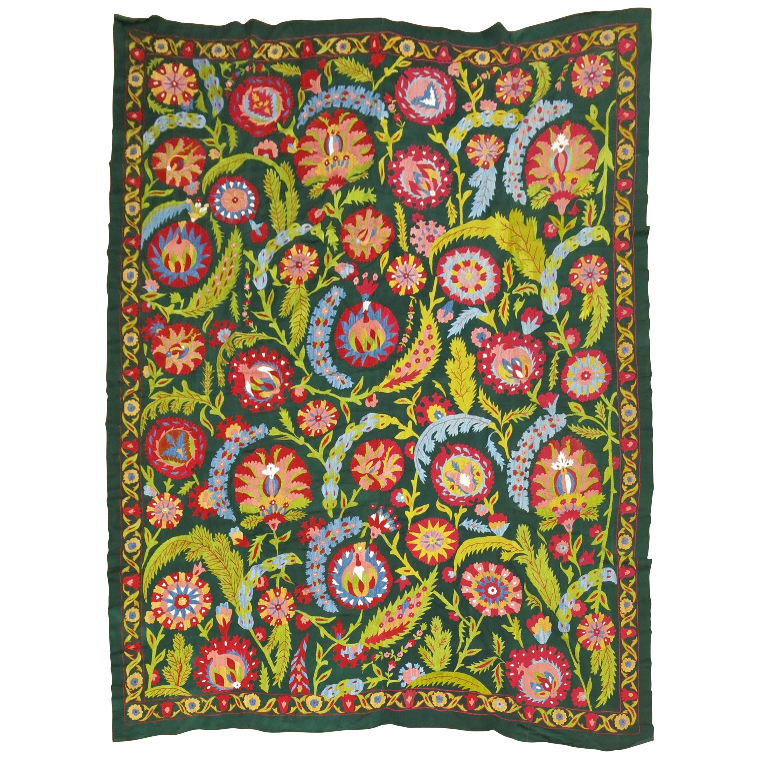 Colorful Vintage Suzanni Embroidery