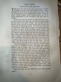 Colorful Volendam Wedding Attire, 19th Century – Antique Dutch Costume Print